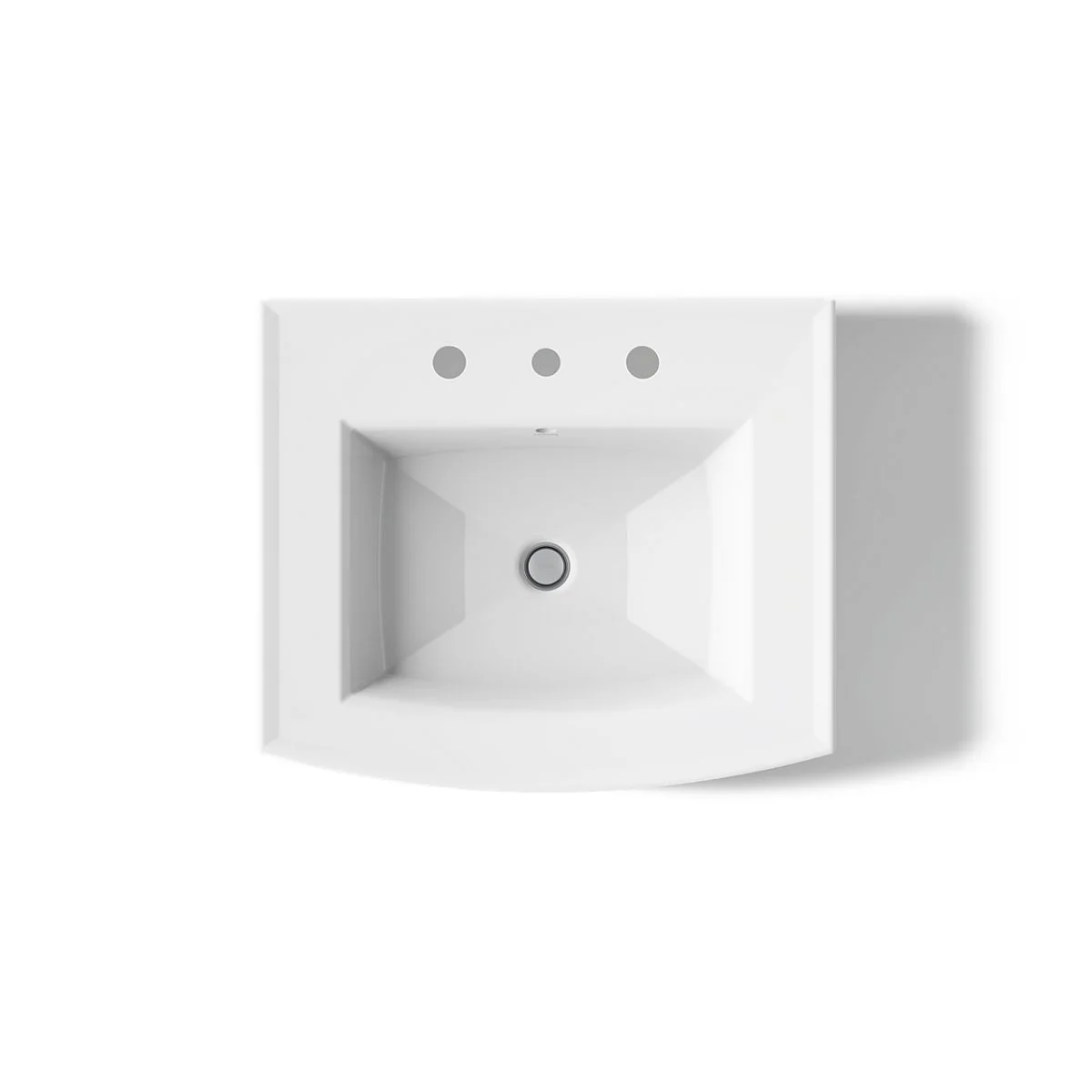 KOHLER K-2359-8 Archer 24" rectangular pedestal bathroom sink - Image 38