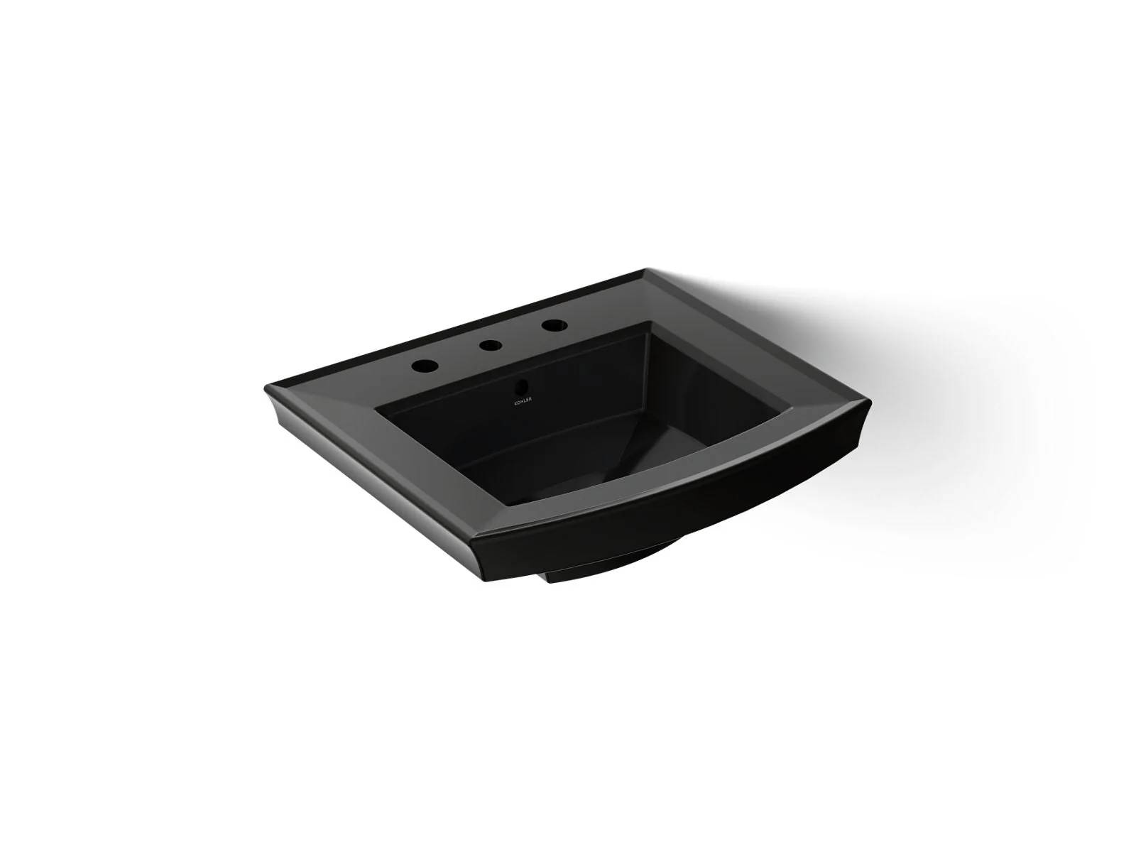KOHLER K-2358-8 Archer 24" rectangular pedestal bathroom sink - Image 15