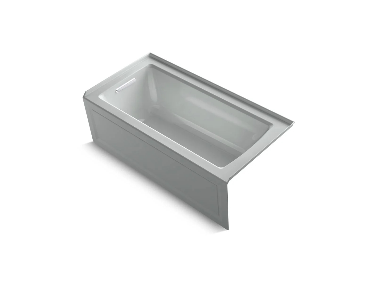 KOHLER K-1946-LAW Archer 60" x 30" alcove bath with Bask heated surface, alcove left drain - Image 3