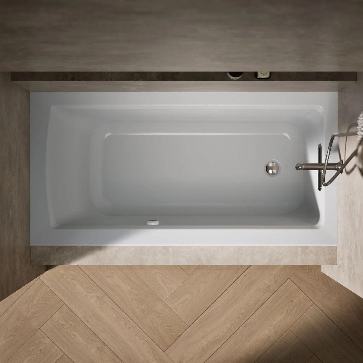 KOHLER K-1946-RW Archer 60" x 30" alcove bath with Bask heated surface, right drain - Image 26