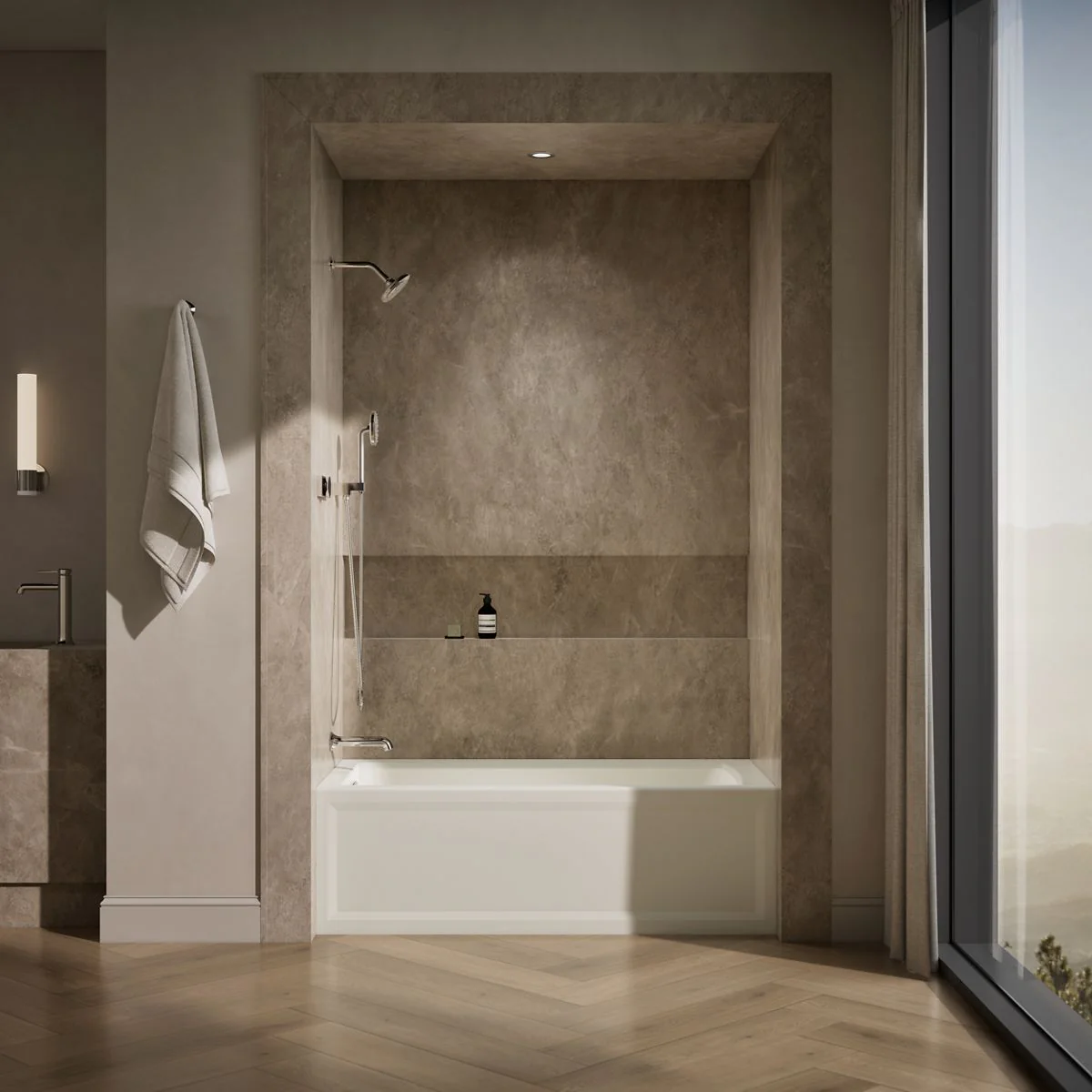 KOHLER K-1946-LA Archer 60" x 30" alcove bath, left drain - Image 12