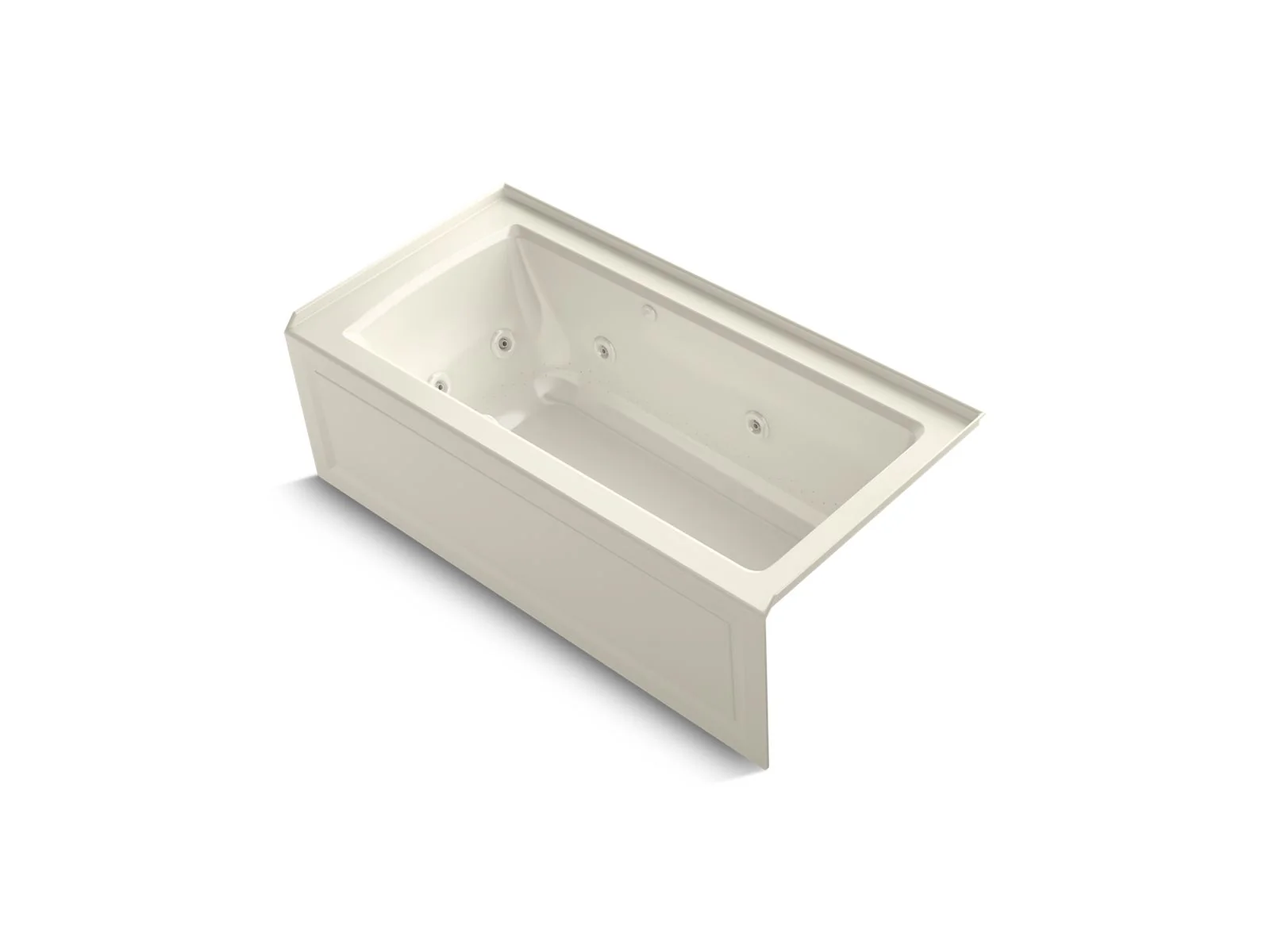 KOHLER K-1947-XGHRA Archer 60" x 30" alcove Heated BubbleMassage air bath and whirlpool, right drain - Image 5