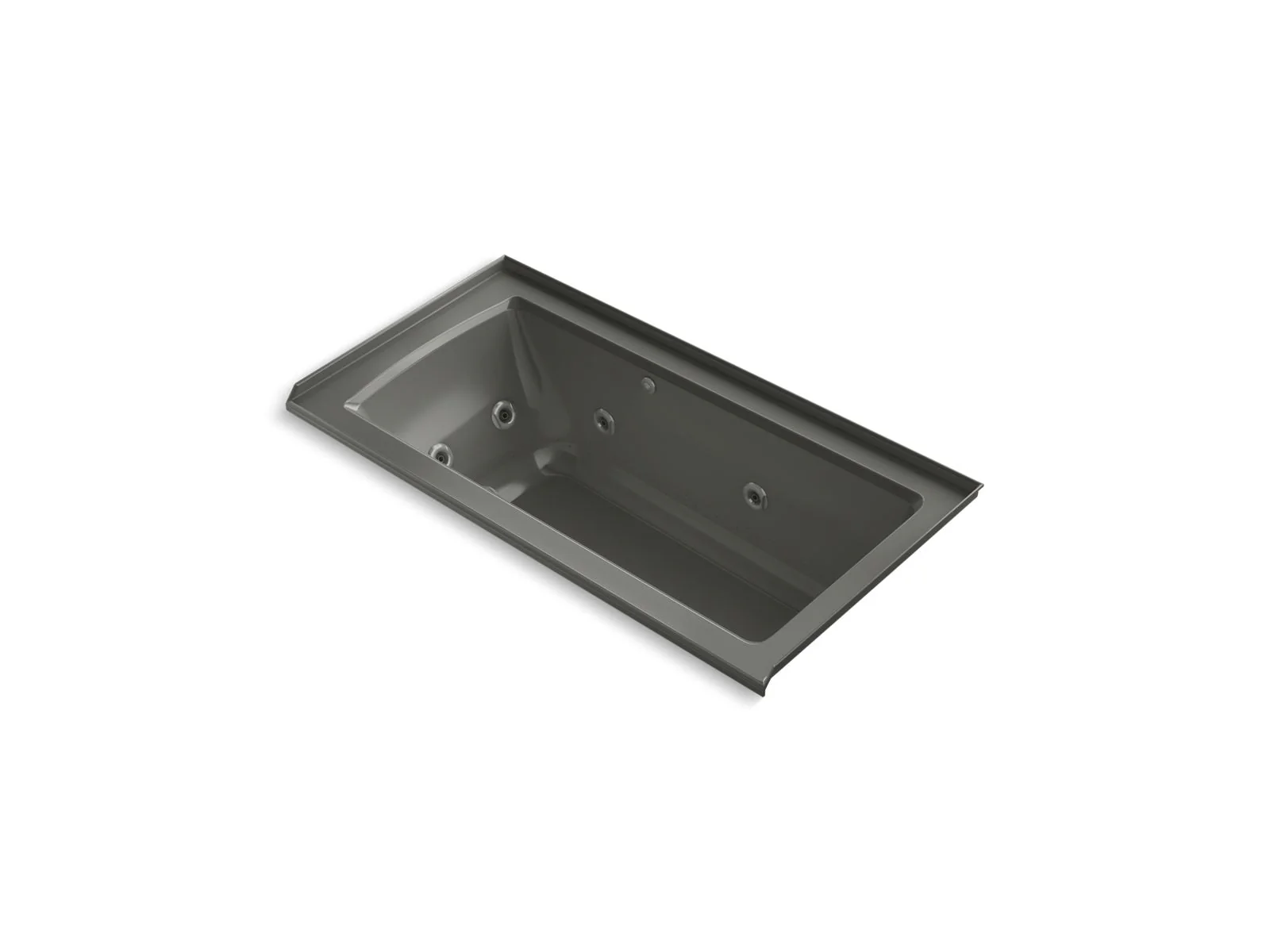 KOHLER K-1947-XHGHR Archer 60" x 30" alcove Heated BubbleMassage air bath and whirlpool, right drain - Image 2