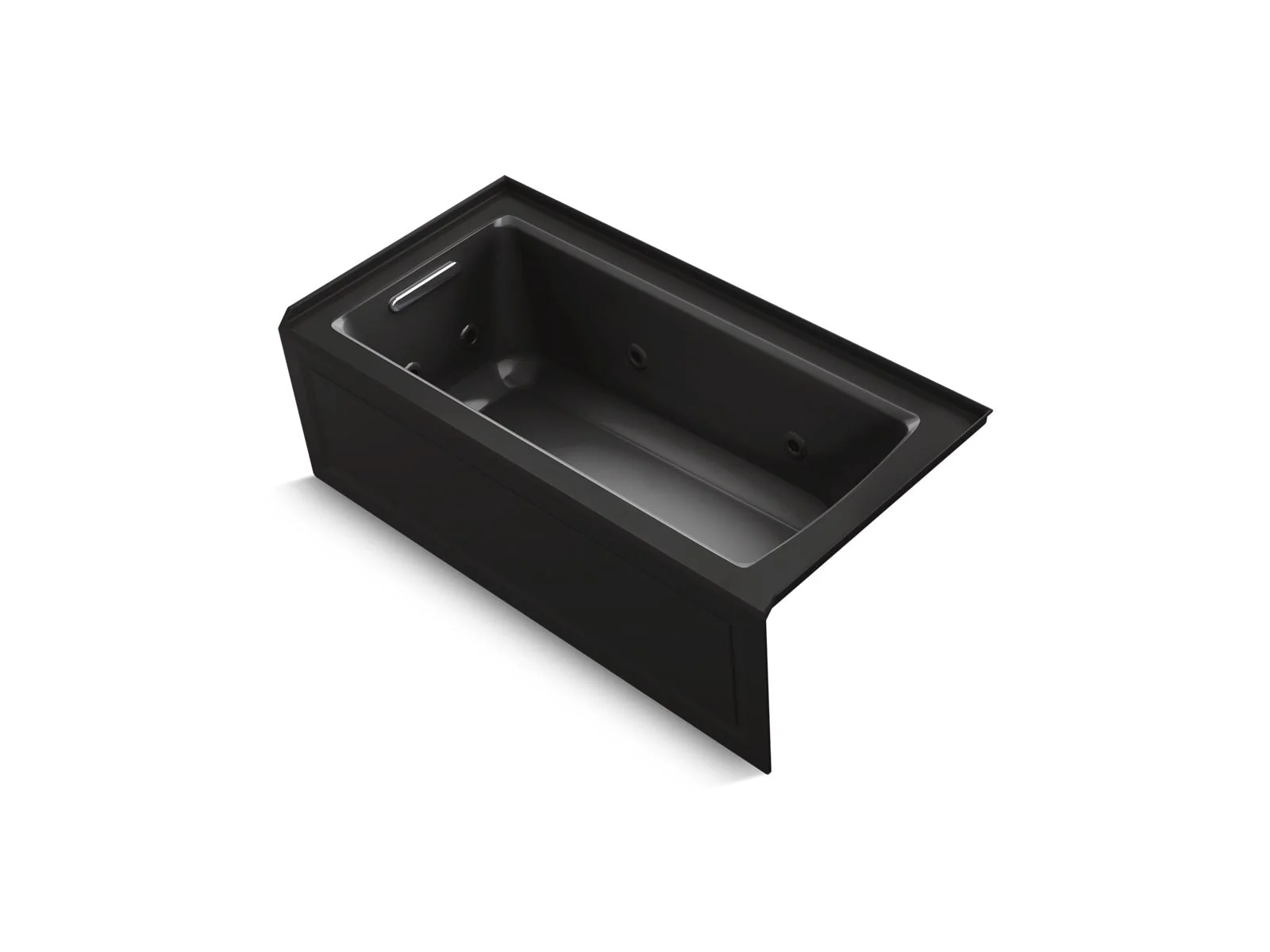 KOHLER K-1947-HLA Archer 60" x 30" alcove heated whirlpool bath, left drain - Image 3