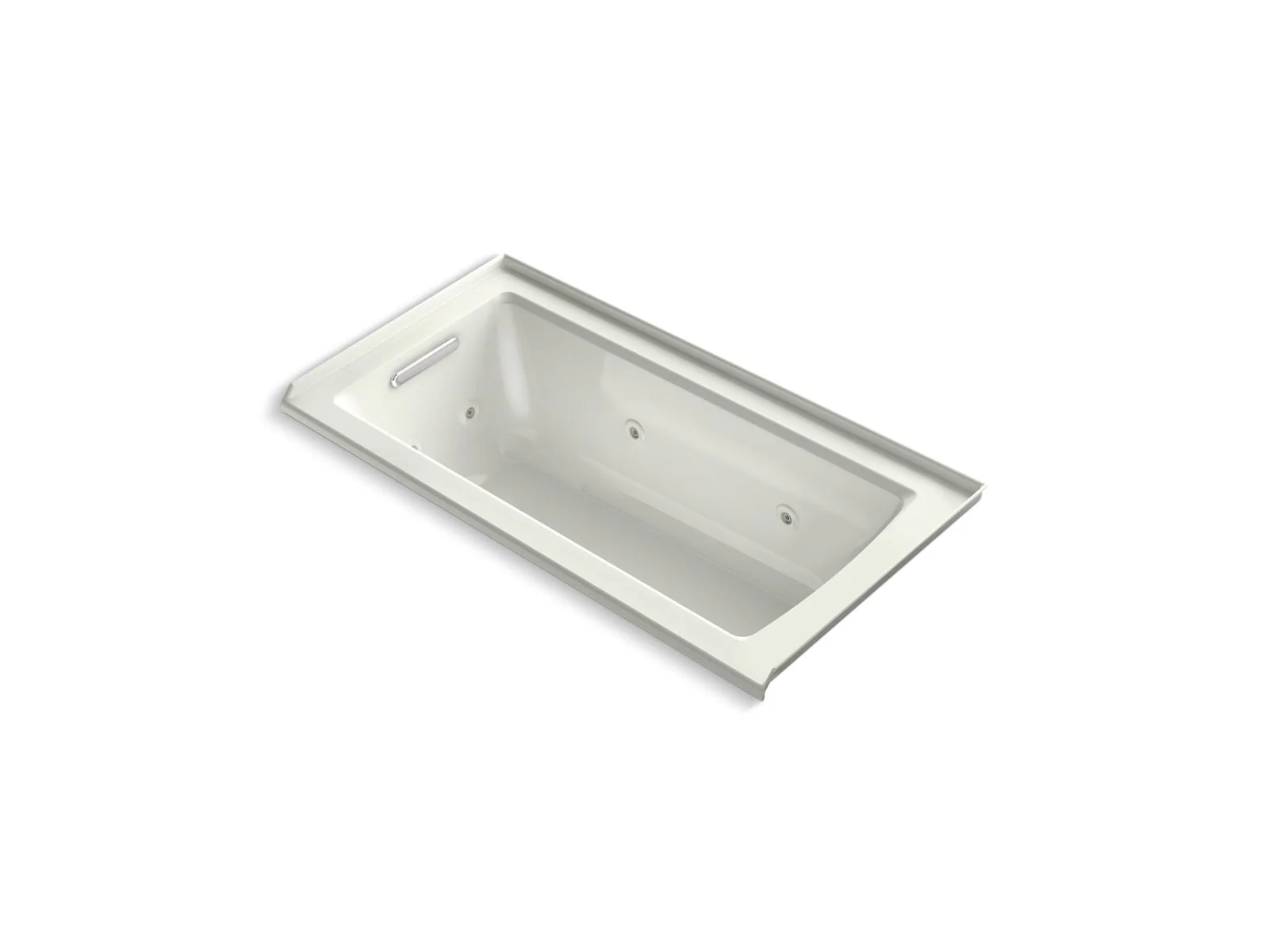 KOHLER K-1947-LH Archer 60" x 30" alcove heated whirlpool bath, left drain - Image 5