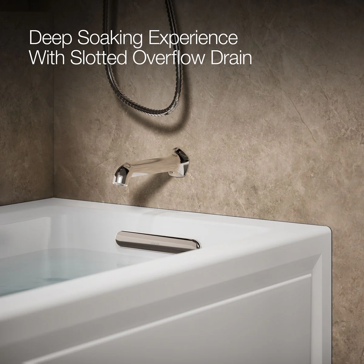 KOHLER K-1947-RA Archer 60" x 30" alcove whirlpool bath, right drain - Image 10