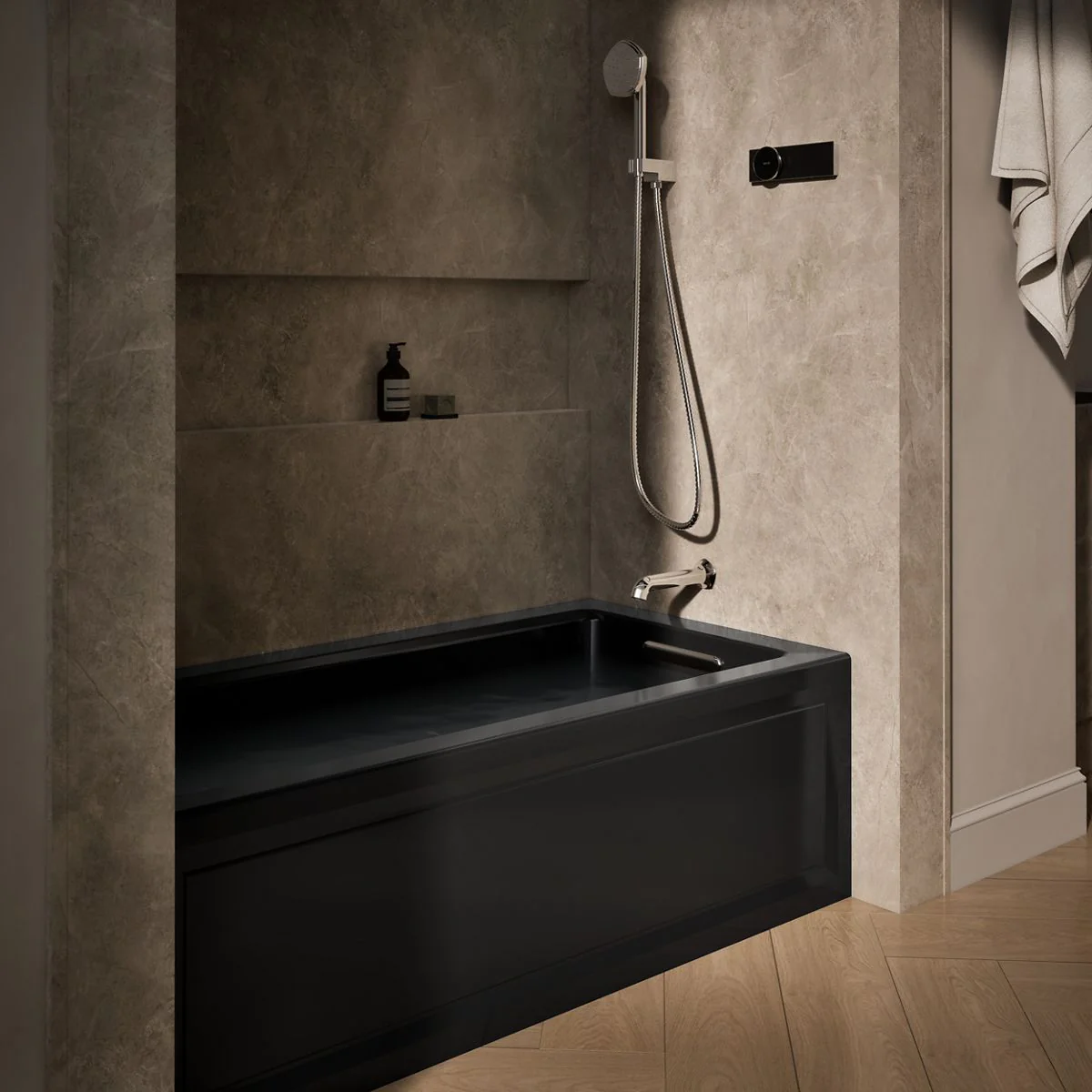 KOHLER K-1947-RA Archer 60" x 30" alcove whirlpool bath, right drain - Image 14