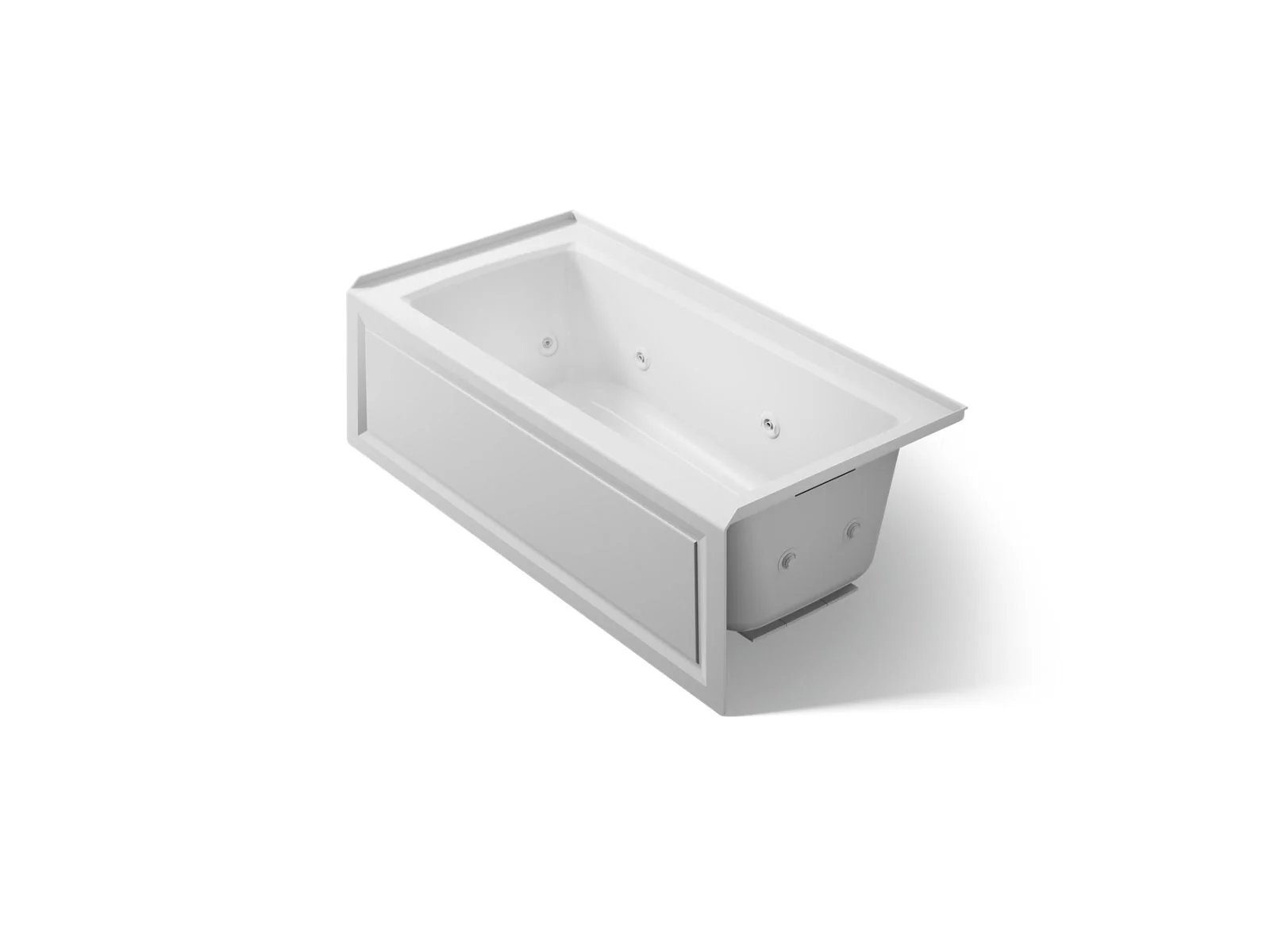 KOHLER K-1947-RA Archer 60" x 30" alcove whirlpool bath, right drain - Image 17