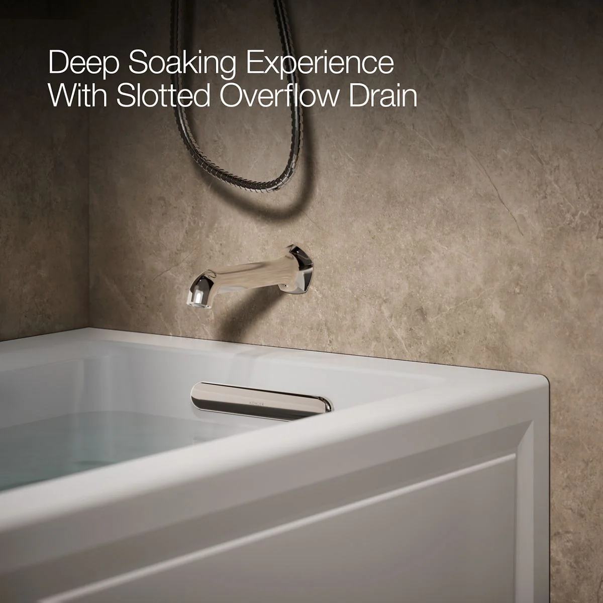 KOHLER K-1947-RA Archer 60" x 30" alcove whirlpool bath, right drain - Image 20