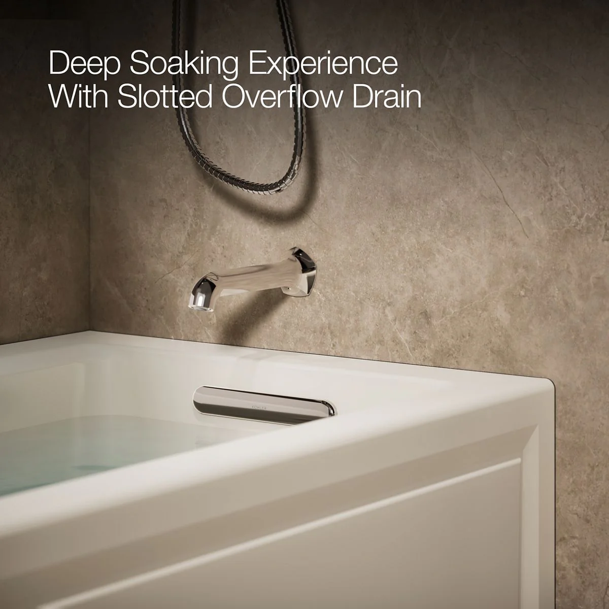 KOHLER K-1947-RA Archer 60" x 30" alcove whirlpool bath, right drain - Image 25