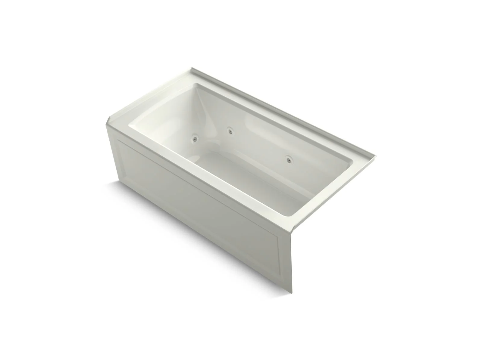KOHLER K-1947-RA Archer 60" x 30" alcove whirlpool bath, right drain - Image 6