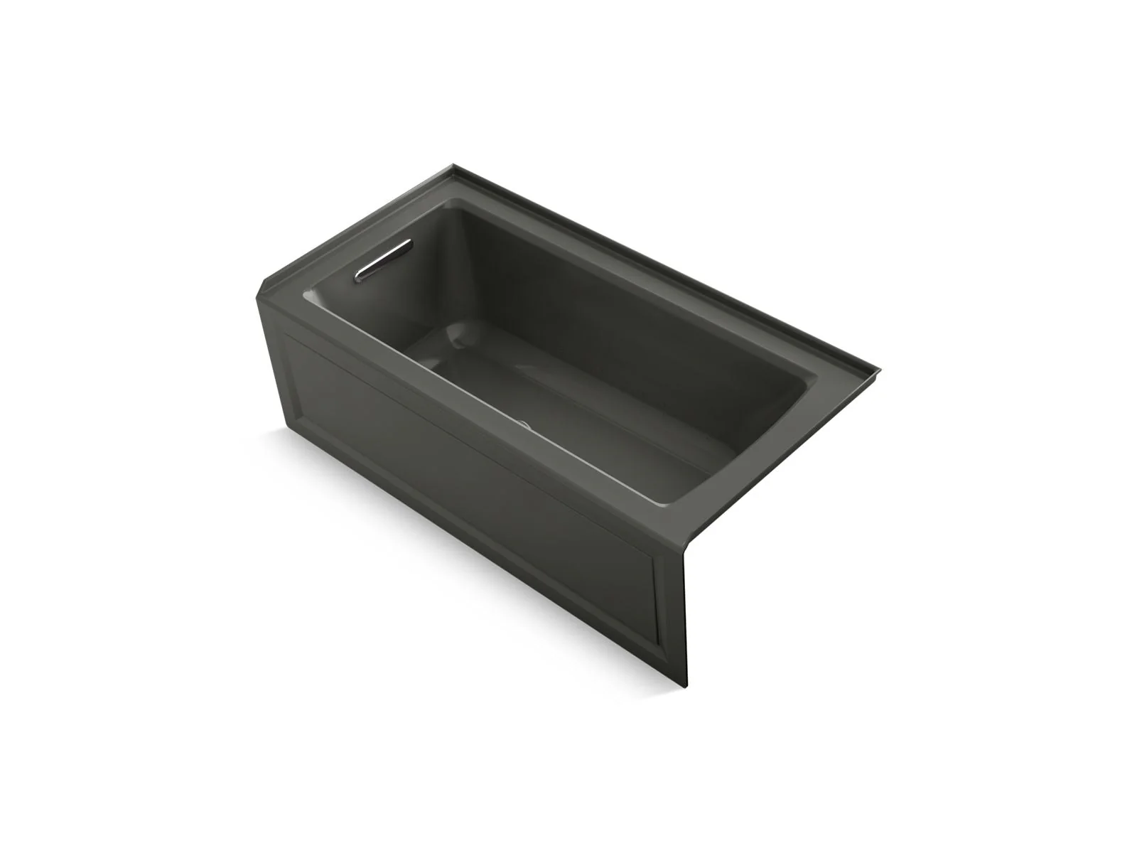 KOHLER K-1947-GHLAW Archer 60" x 30" integral apron Heated BubbleMassage air bath with Bask heated surface and left-hand drain - Image 2
