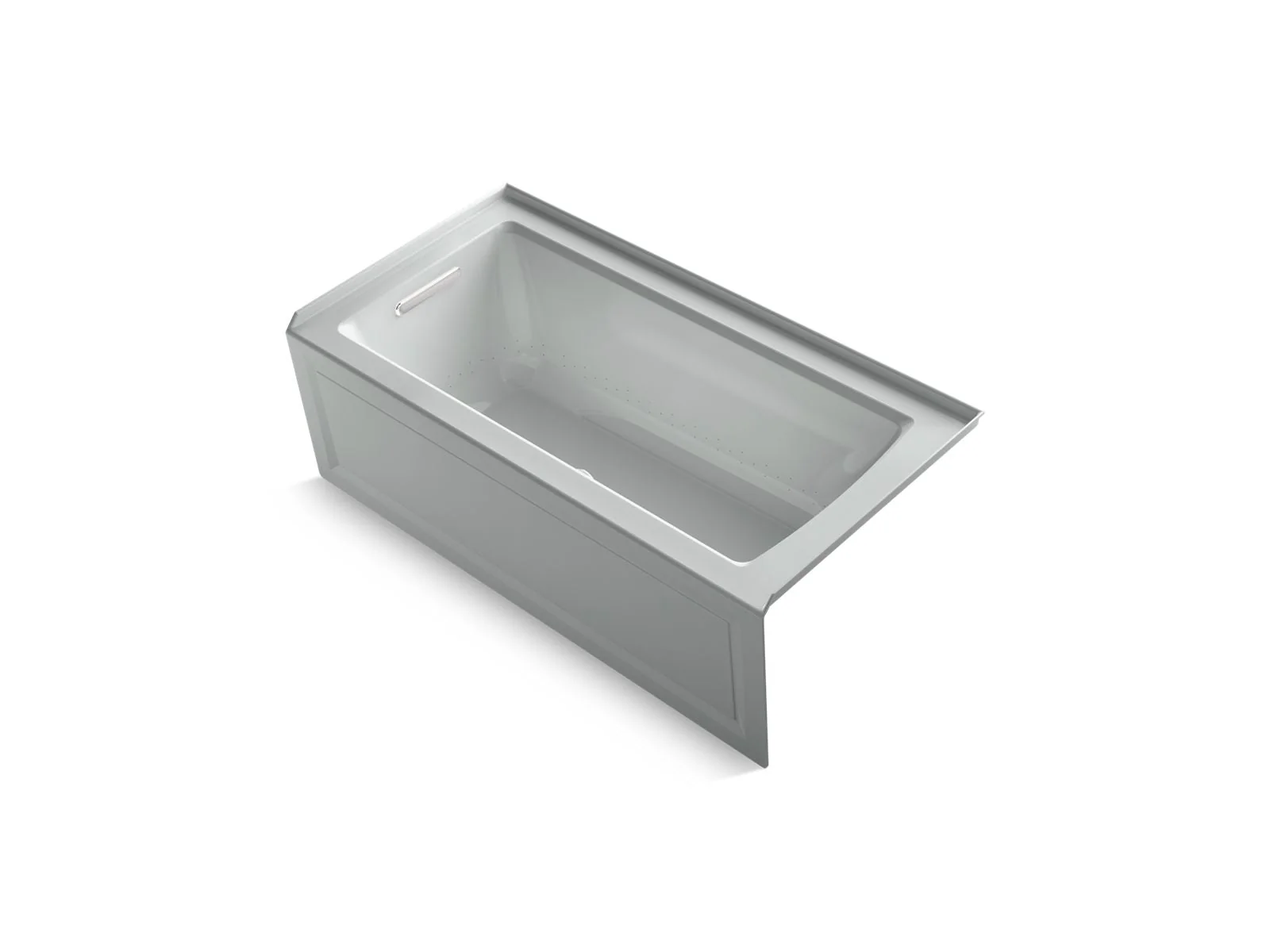 KOHLER K-1947-GHLAW Archer 60" x 30" integral apron Heated BubbleMassage air bath with Bask heated surface and left-hand drain - Image 4
