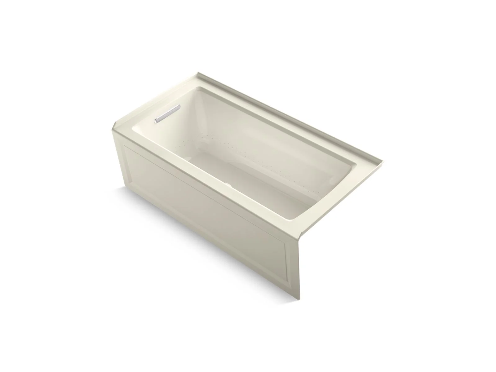 KOHLER K-1947-GHLAW Archer 60" x 30" integral apron Heated BubbleMassage air bath with Bask heated surface and left-hand drain - Image 5