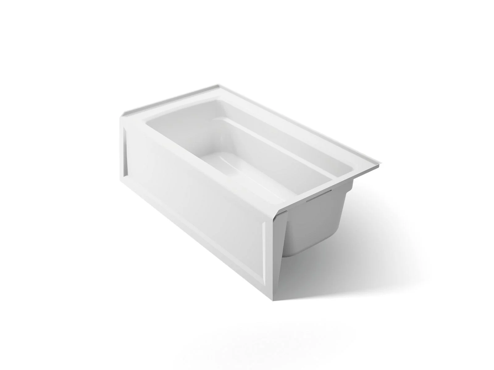 KOHLER K-1123-RAW Archer 60" x 32" alcove bath with Bask heated surface, right drain - Image 11