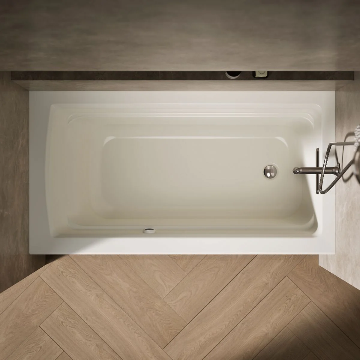 KOHLER K-1123-RAW Archer 60" x 32" alcove bath with Bask heated surface, right drain - Image 21