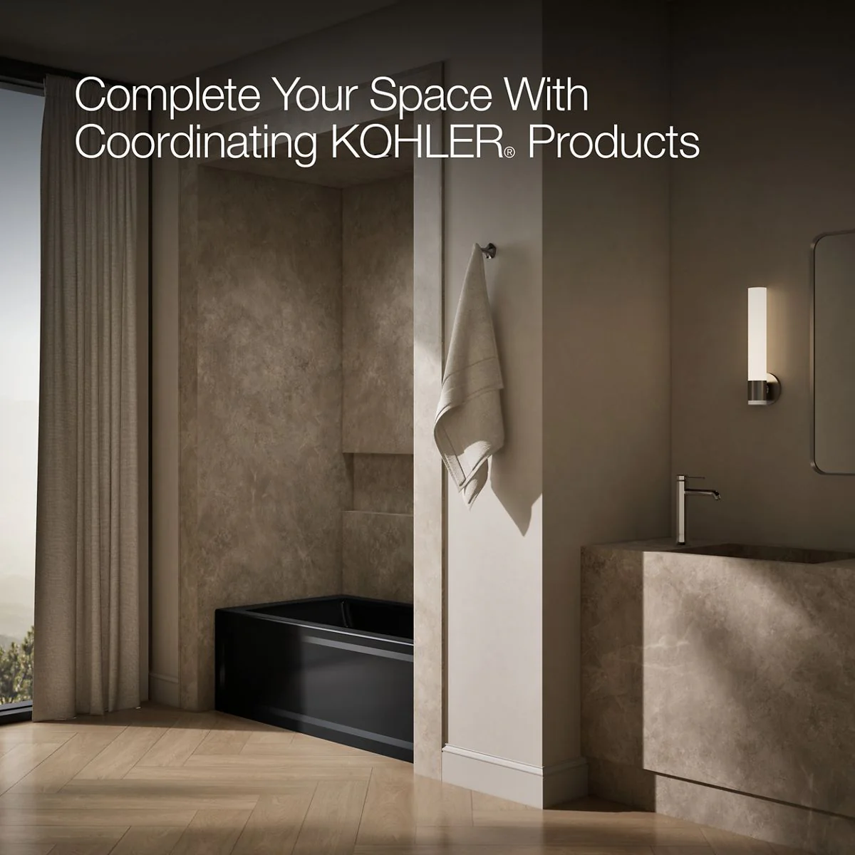KOHLER K-1123-RAW Archer 60" x 32" alcove bath with Bask heated surface, right drain - Image 9