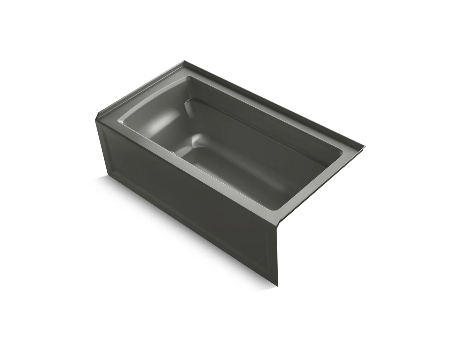 KOHLER K-1123-RA Archer 60" x 32" alcove bath, right drain - Image 2