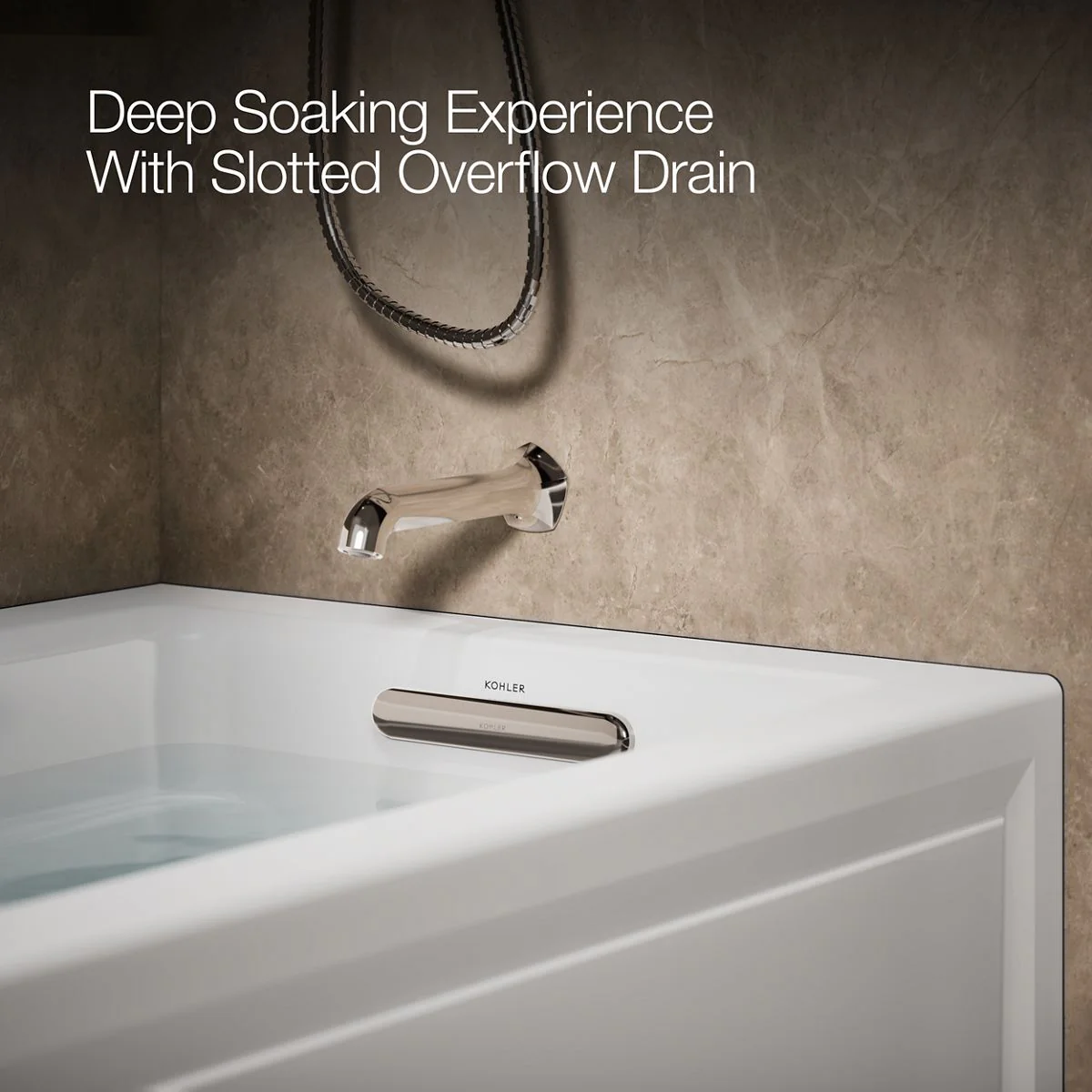 KOHLER K-1122-GHRA Archer 60" x 32" alcove Heated BubbleMassage air bath, right drain - Image 10