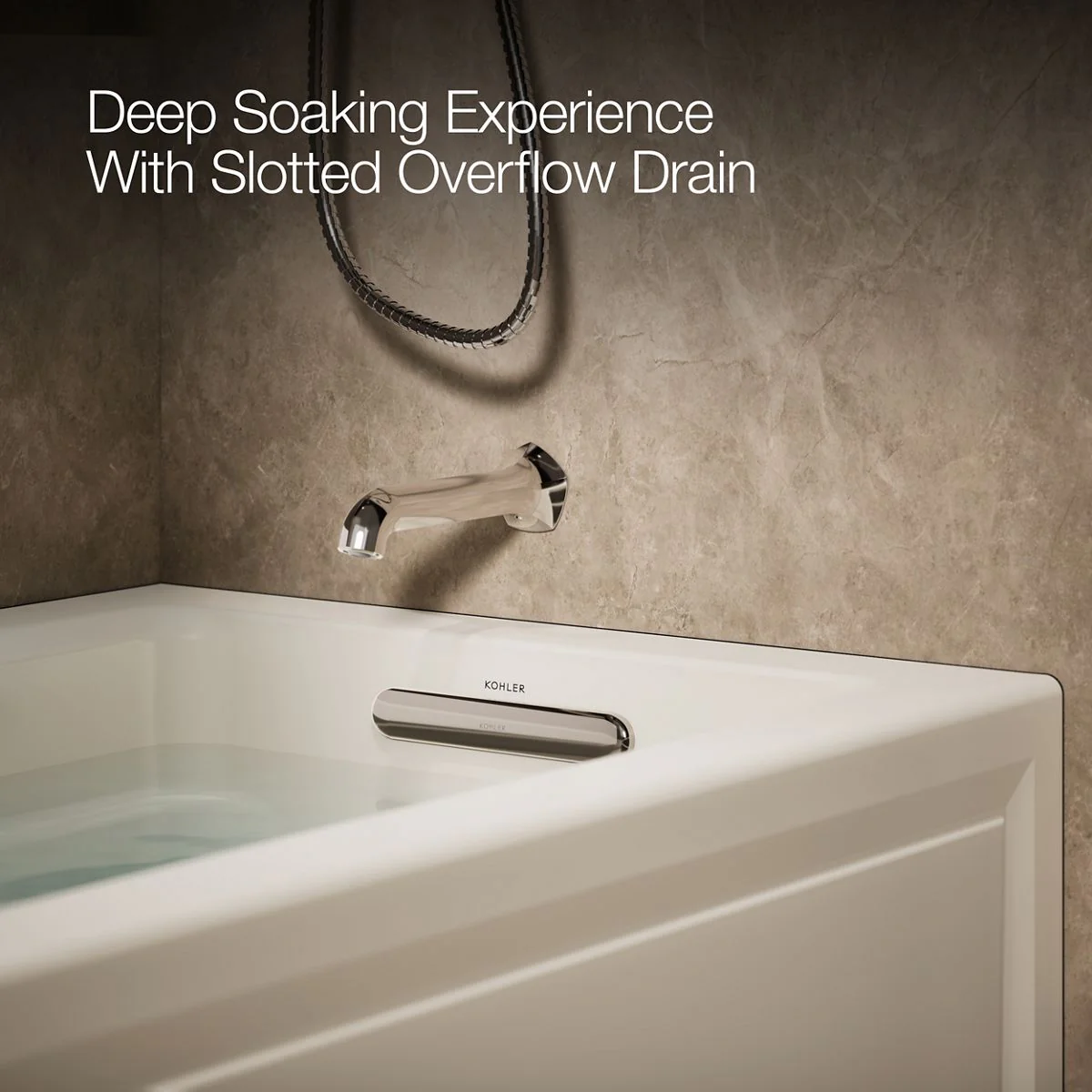 KOHLER K-1122-GHRA Archer 60" x 32" alcove Heated BubbleMassage air bath, right drain - Image 20
