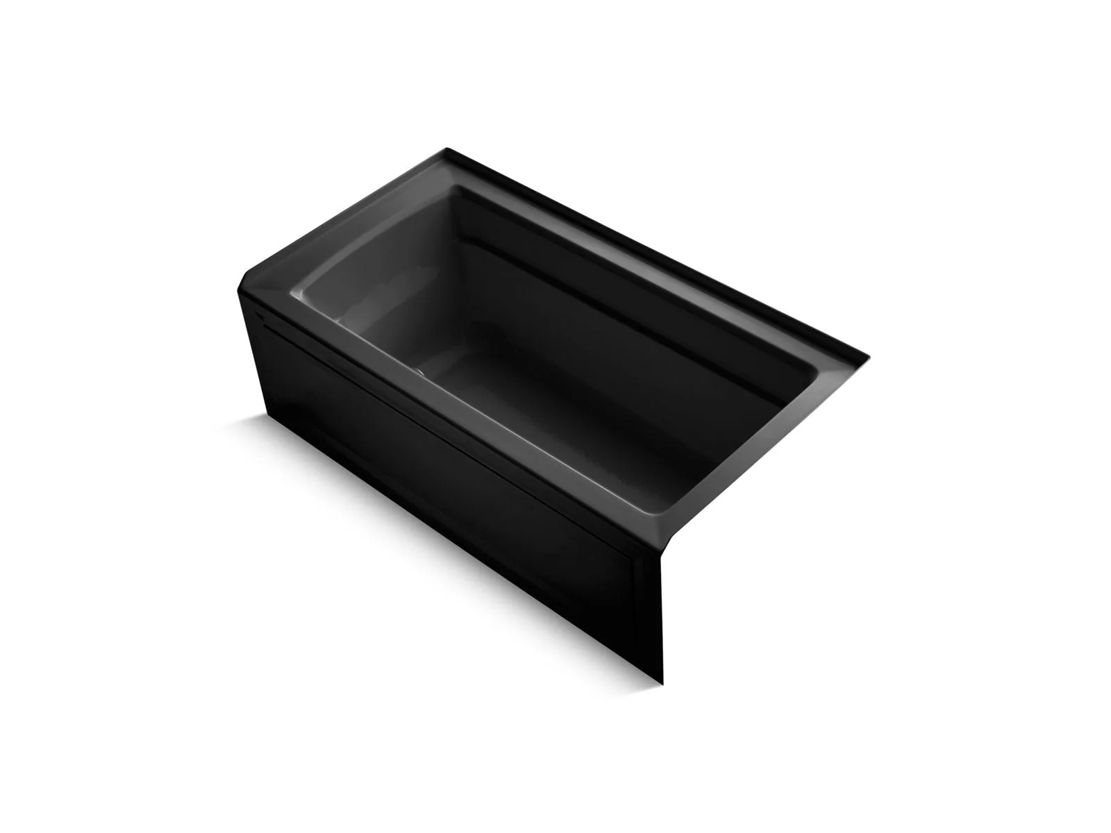 KOHLER K-1122-GHRA Archer 60" x 32" alcove Heated BubbleMassage air bath, right drain - Image 3