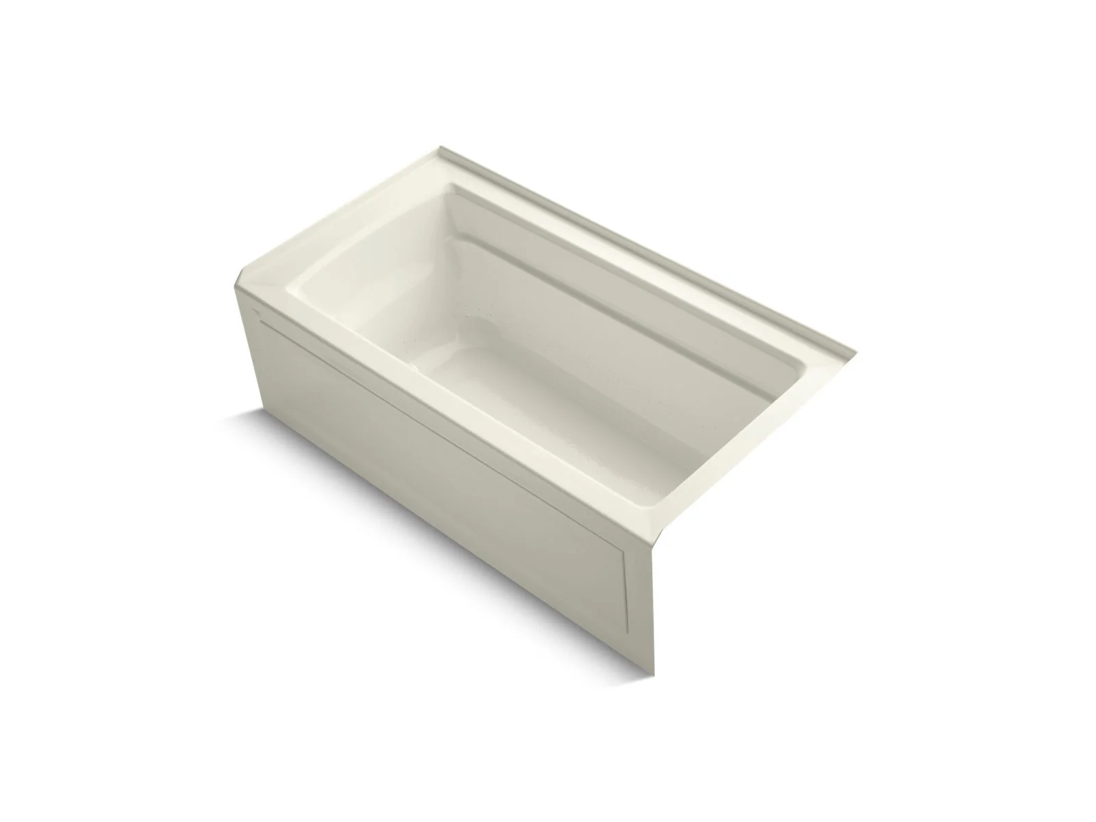 KOHLER K-1122-GHRA Archer 60" x 32" alcove Heated BubbleMassage air bath, right drain - Image 5