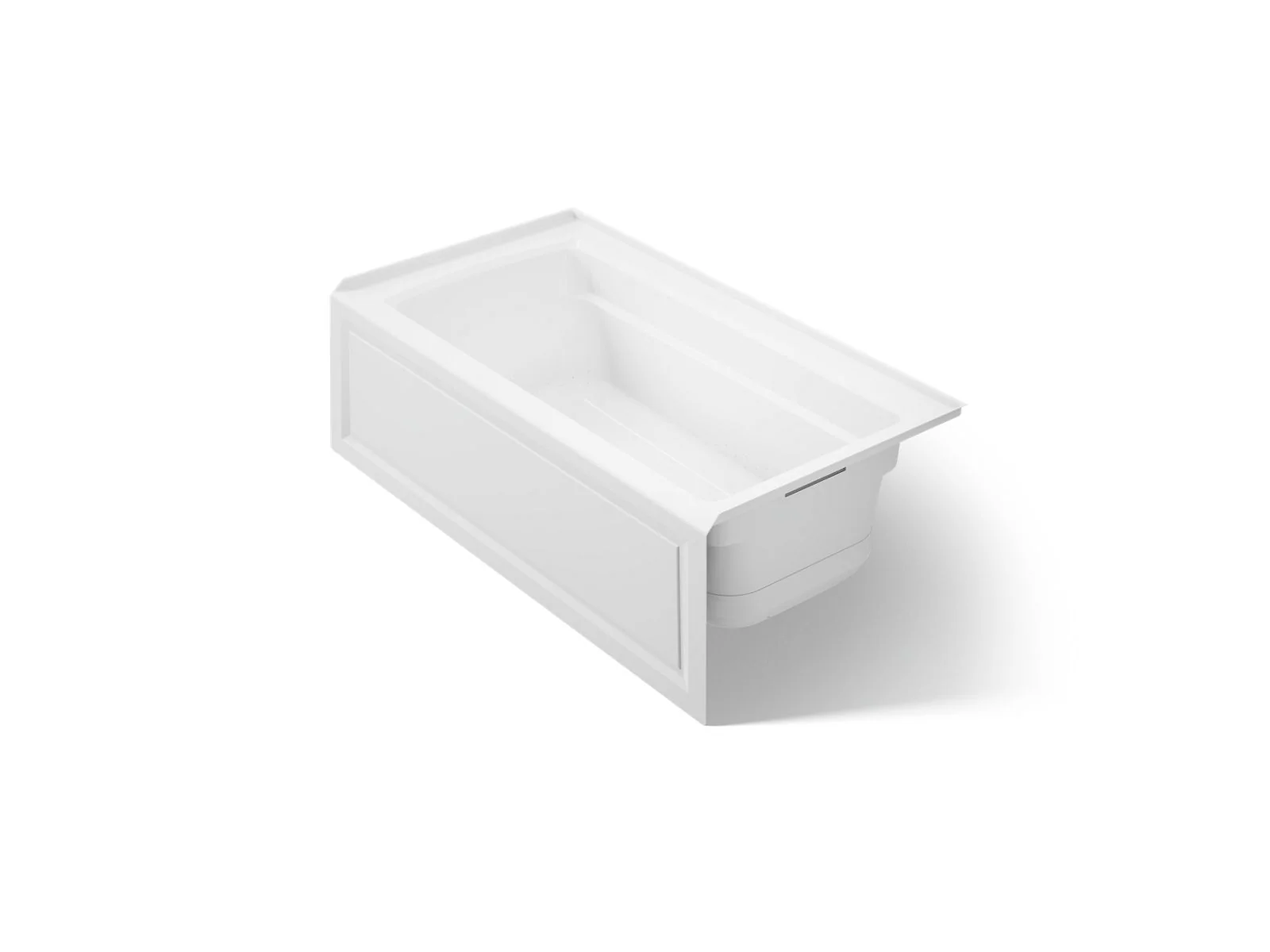 KOHLER K-1122-GHRA Archer 60" x 32" alcove Heated BubbleMassage air bath, right drain - Image 7