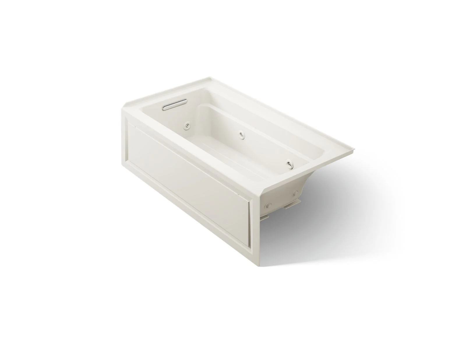 KOHLER K-1122-LA Archer 60" x 32" alcove whirlpool bath, left drain - Image 17
