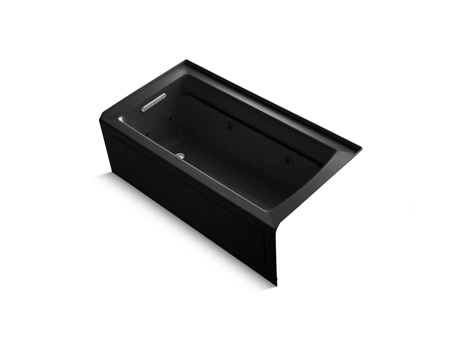 KOHLER K-1122-LA Archer 60" x 32" alcove whirlpool bath, left drain - Image 3