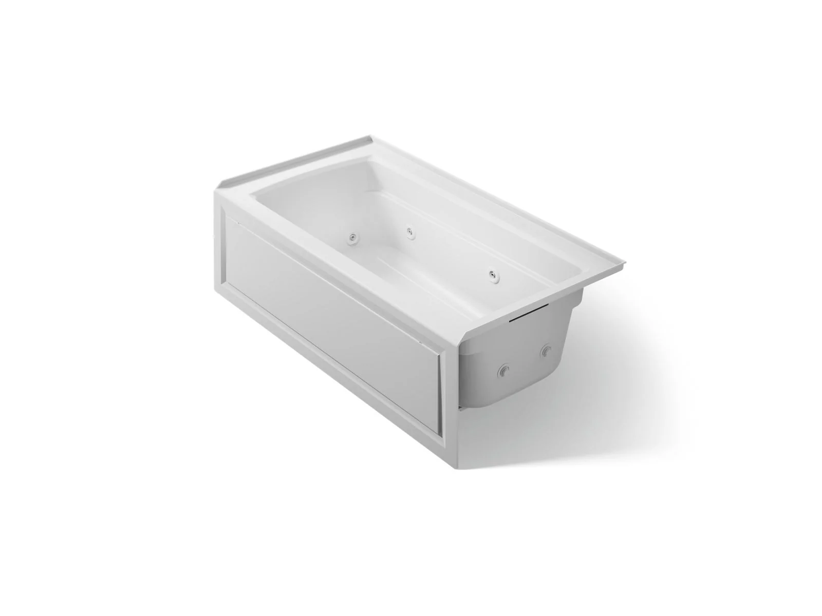 KOHLER K-1122-RA Archer 60" x 32" alcove whirlpool bath right drain - Image 7