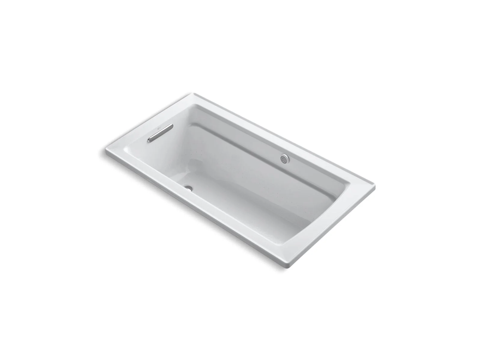 KOHLER K-1122-GH Archer 60" x 32" drop-in Heated BubbleMassage air bath