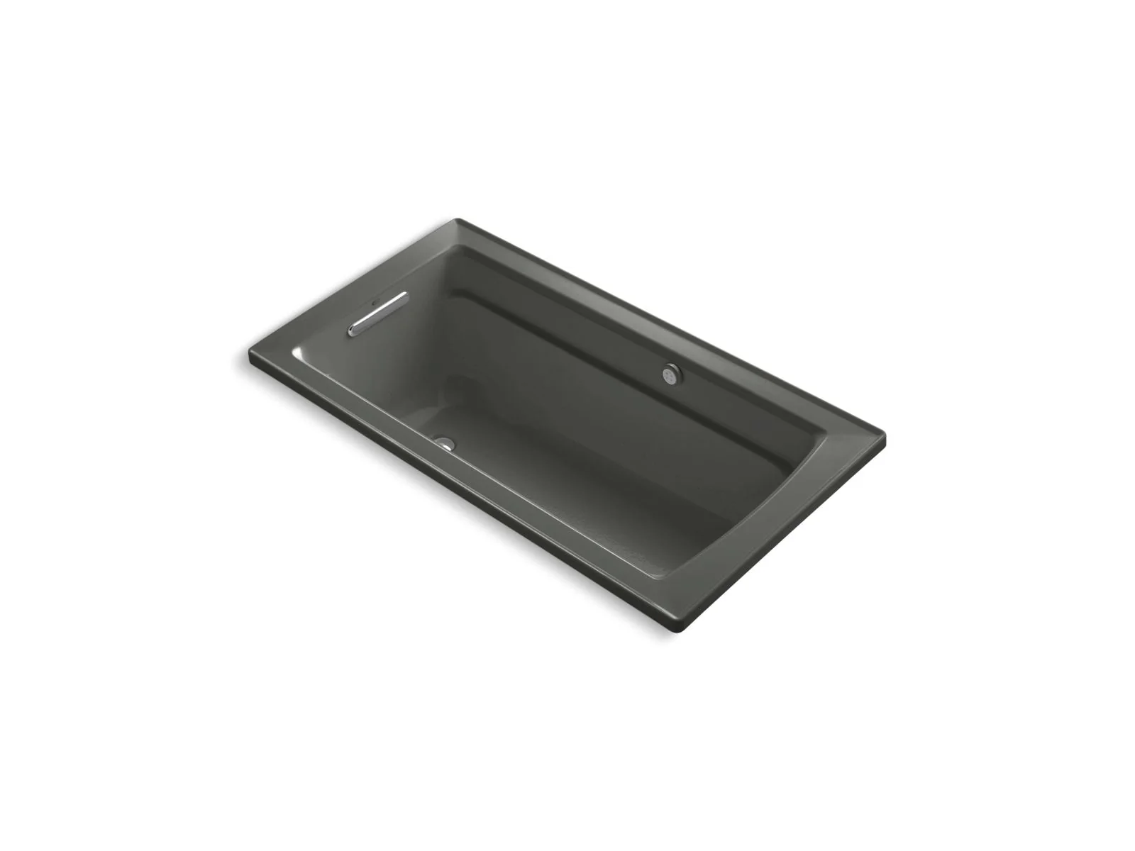 KOHLER K-1122-GH Archer 60" x 32" drop-in Heated BubbleMassage air bath - Image 2