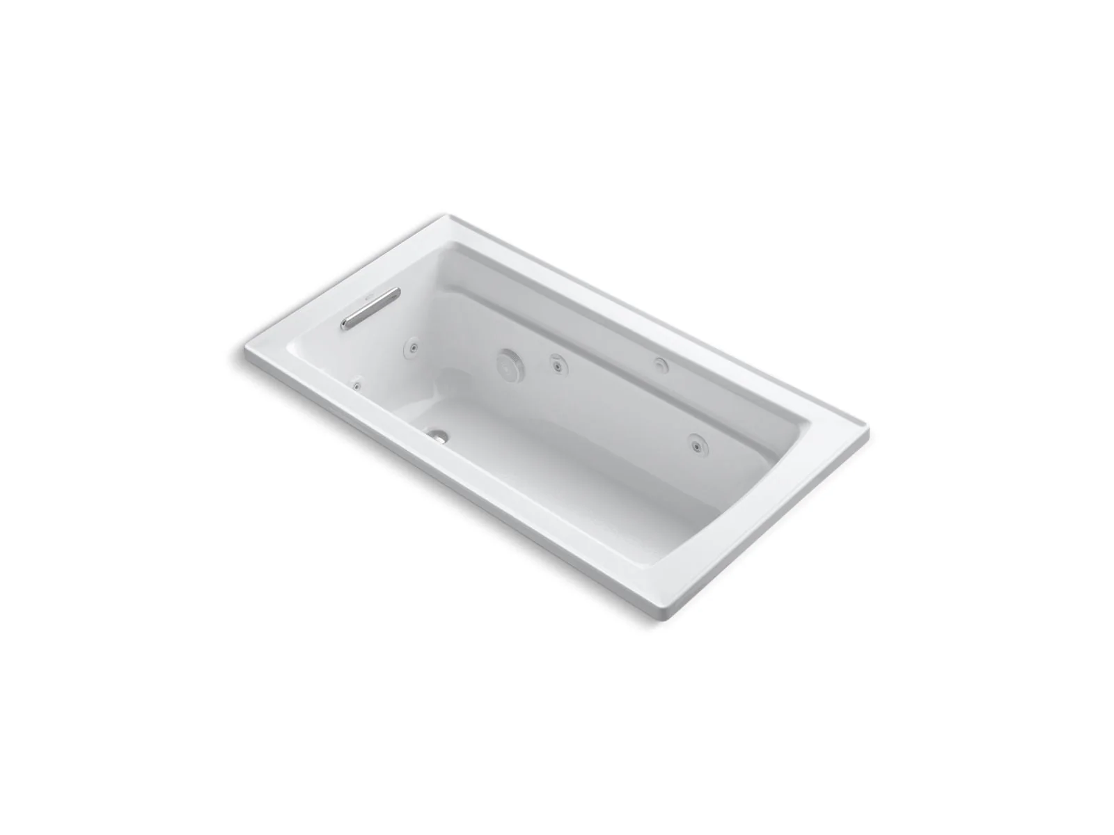 KOHLER K-1122 Archer 60" x 32" drop-in whirlpool bath