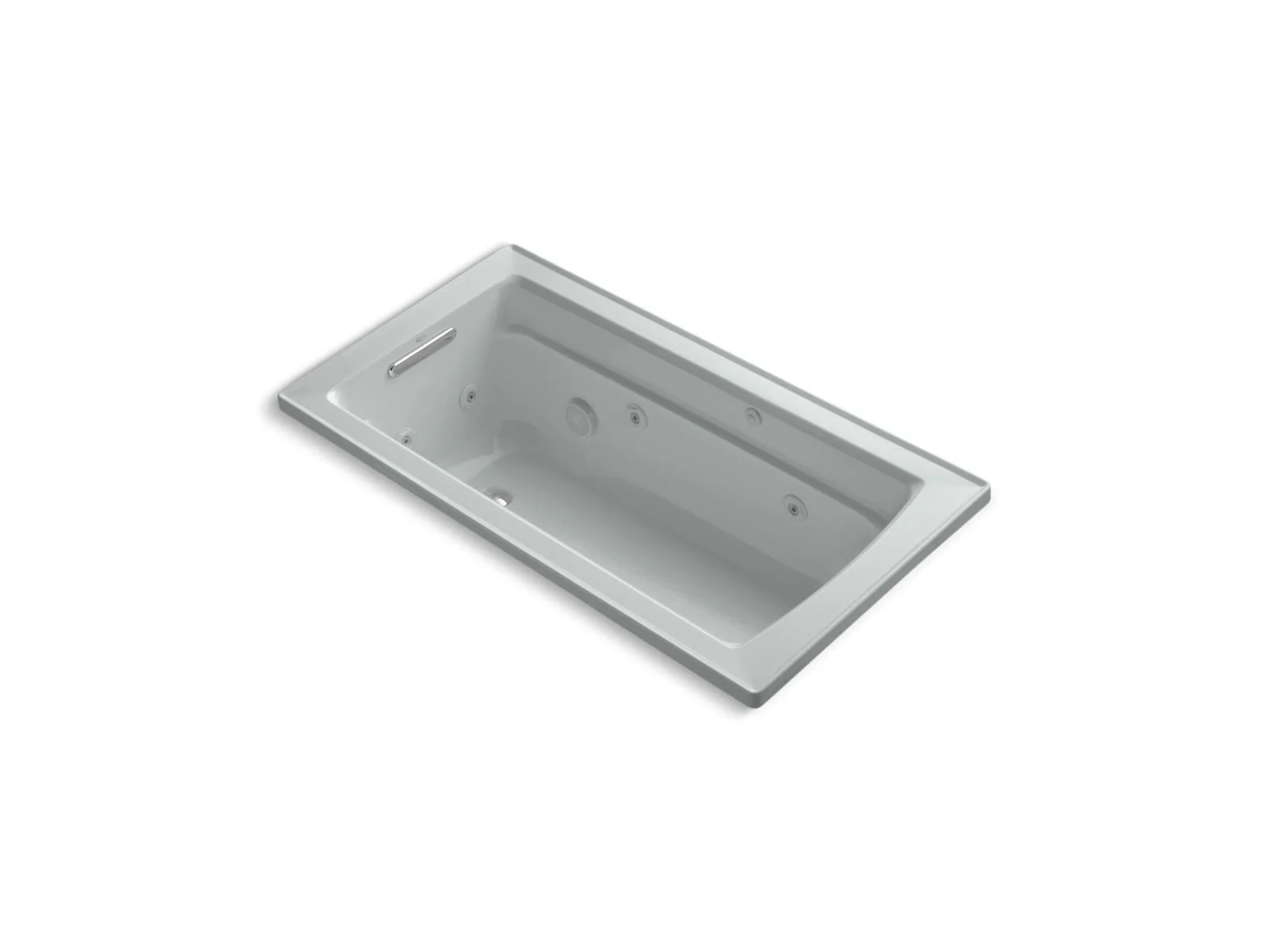 KOHLER K-1122 Archer 60" x 32" drop-in whirlpool bath - Image 4