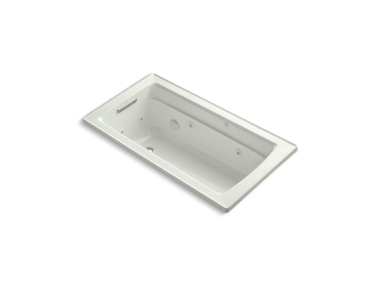 KOHLER K-1122-W1 Archer 60" x 32" drop-in whirlpool bath with and Bask heated surface - Image 6