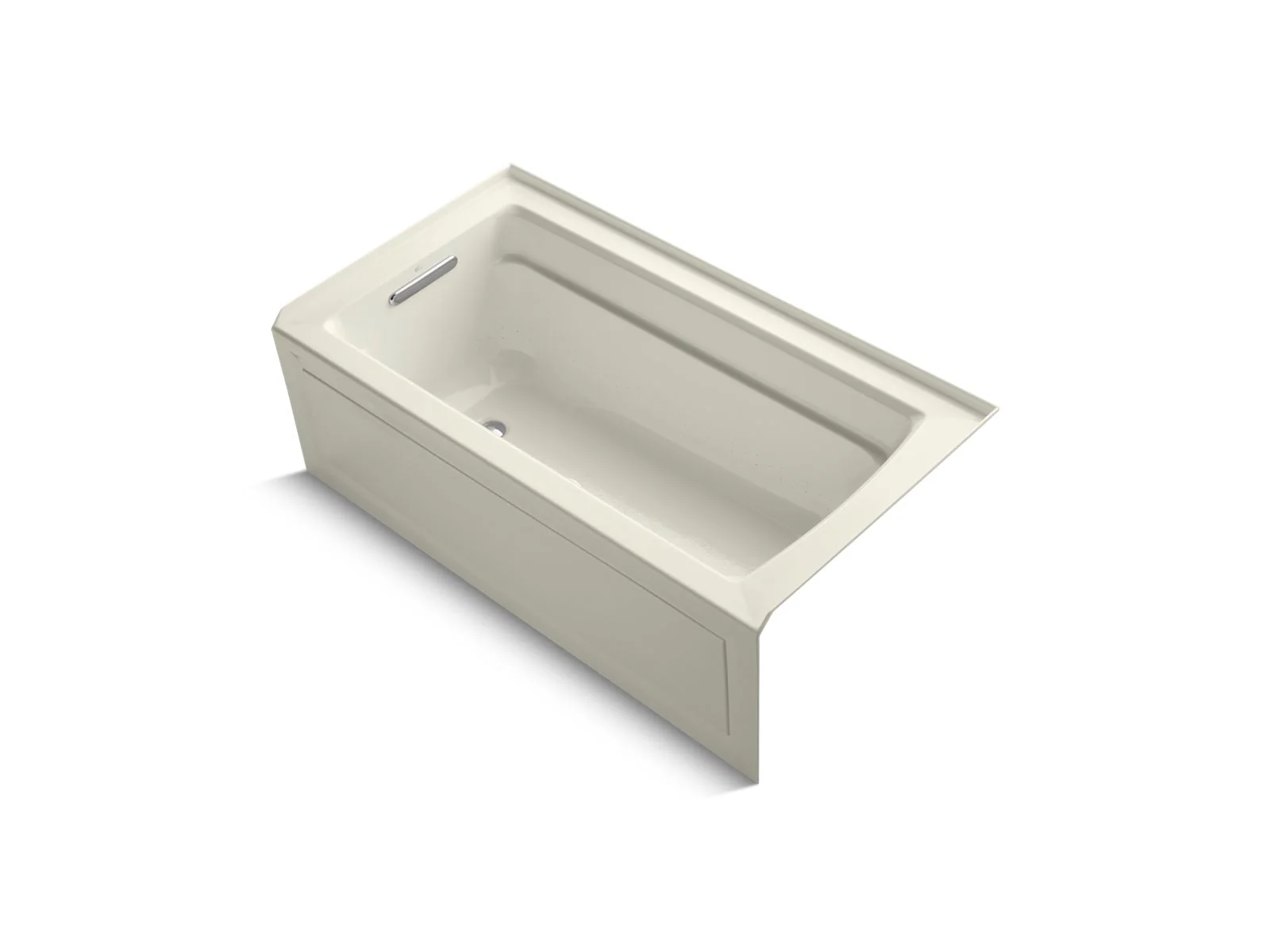 KOHLER K-1122-GHLAW Archer 60" x 32" integral apron Heated BubbleMassage air bath with Bask heated surface and left-hand drain - Image 11