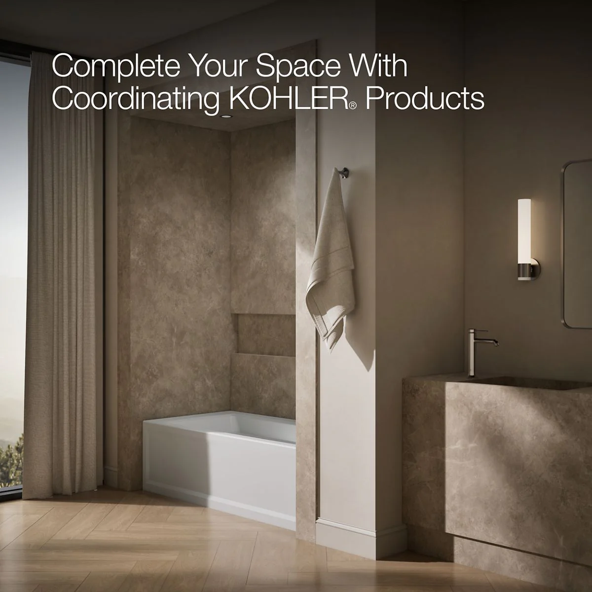 KOHLER K-1948-RAW Archer 66" x 32" alcove bath with Bask heated surface, right drain - Image 20