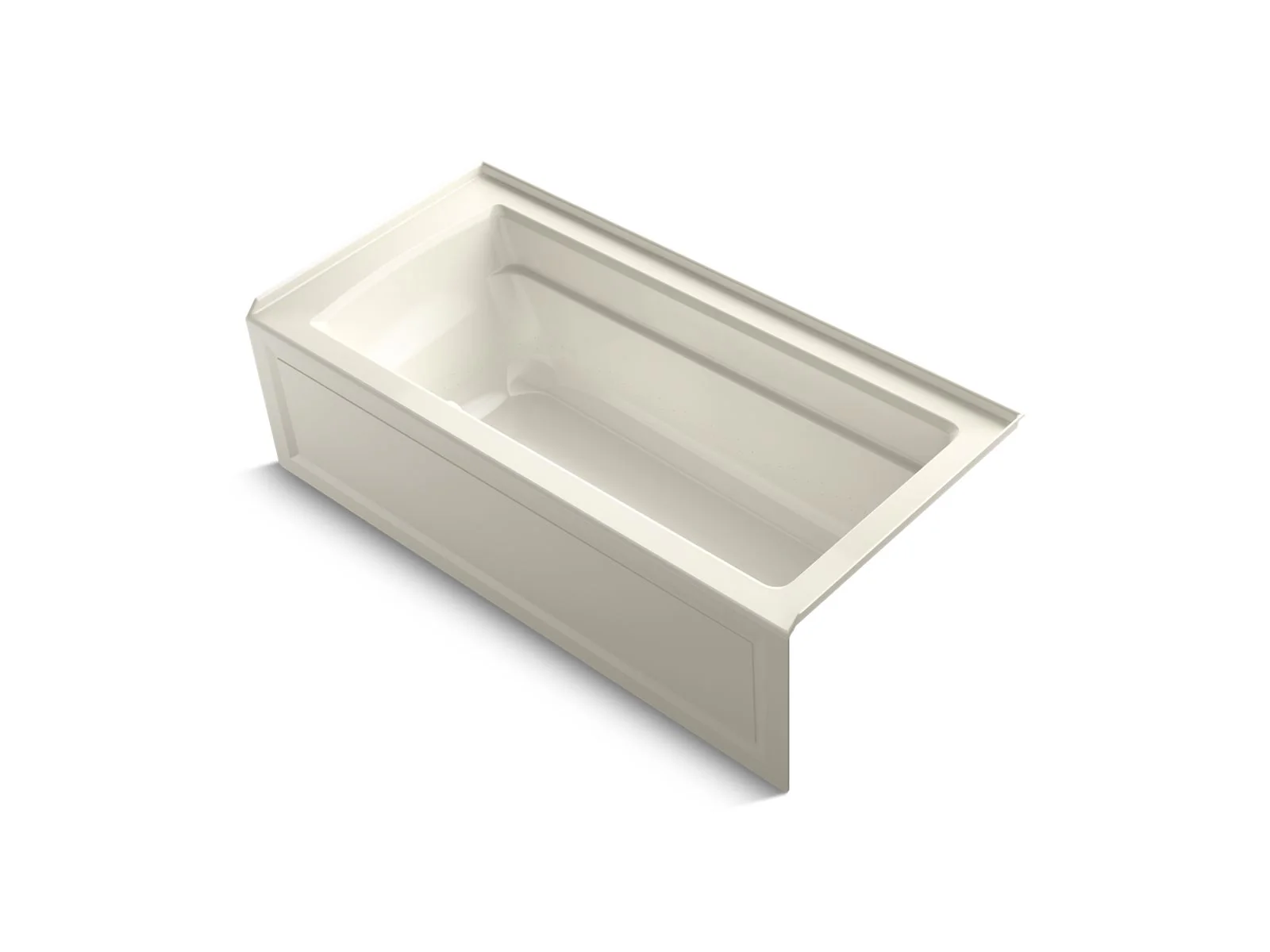 KOHLER K-1949-GHRAW Archer 66" x 32" alcove Heated BubbleMassage air bath with Bask heated surface, right drain - Image 5