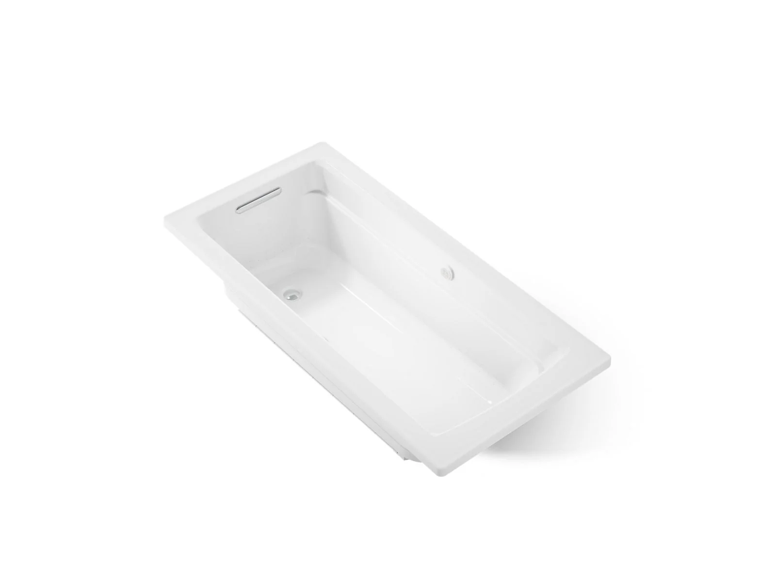 KOHLER K-1949-GHW Archer 66" x 32" drop-in Heated BubbleMassage air bath with Bask heated surface - Image 10