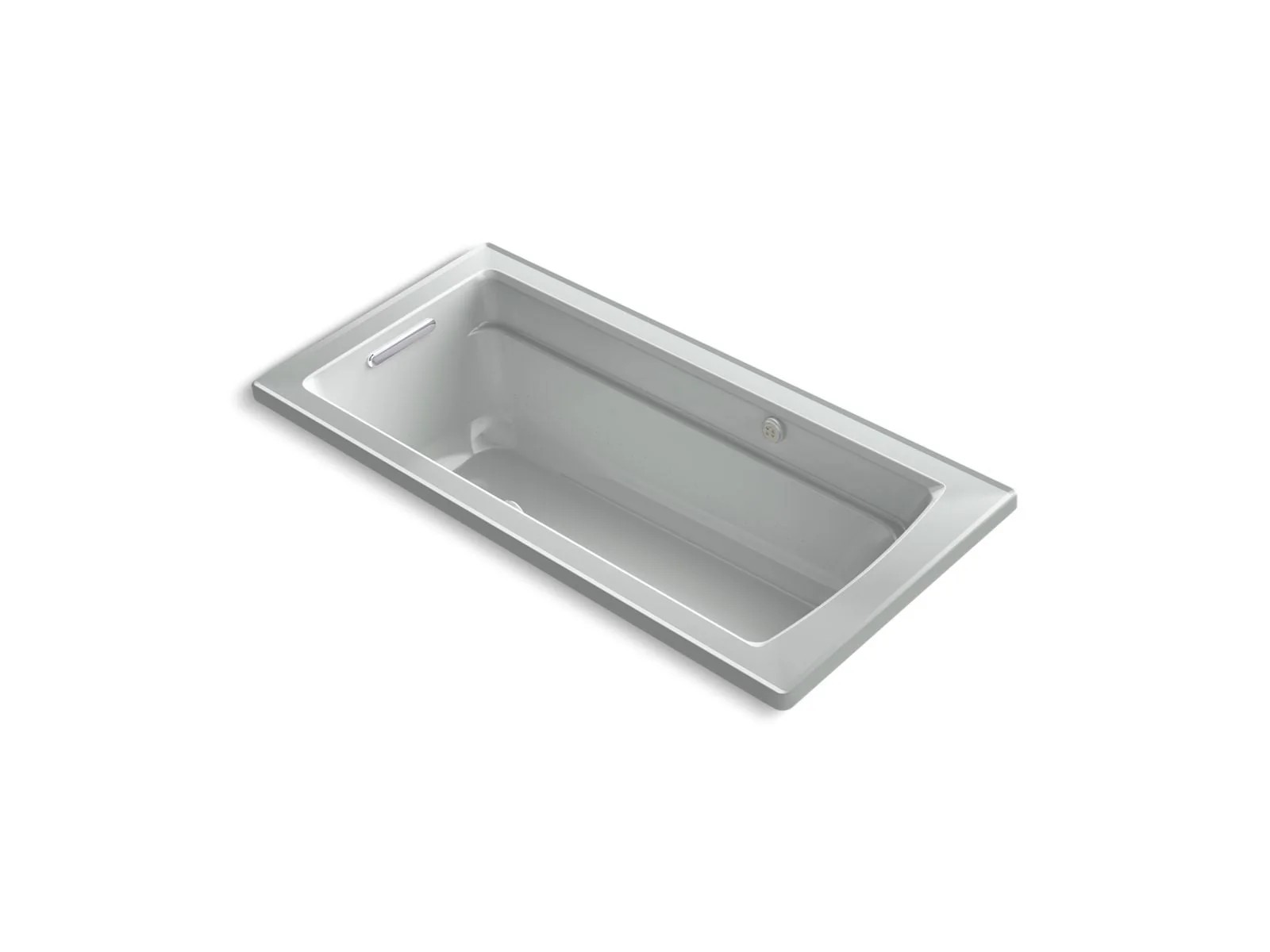 KOHLER K-1949-GHW Archer 66" x 32" drop-in Heated BubbleMassage air bath with Bask heated surface - Image 4