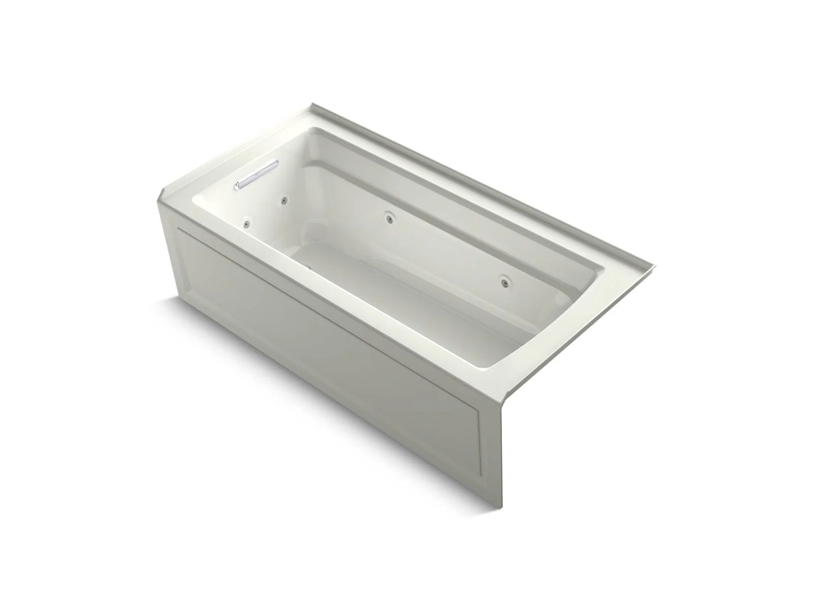 KOHLER K-1949-LA Archer 66" x 32" integral apron whirlpool with integral flange and left-hand drain - Image 6