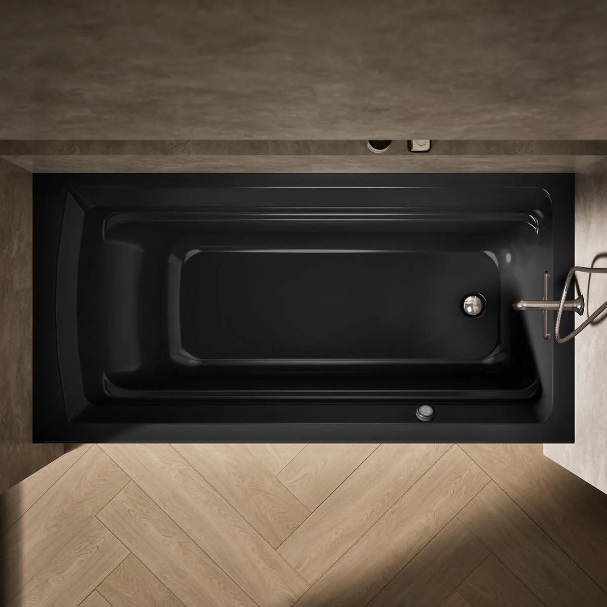 KOHLER K-1125-RAW Archer 72" x 36" alcove bath with Bask heated surface, alcove, right drain - Image 11