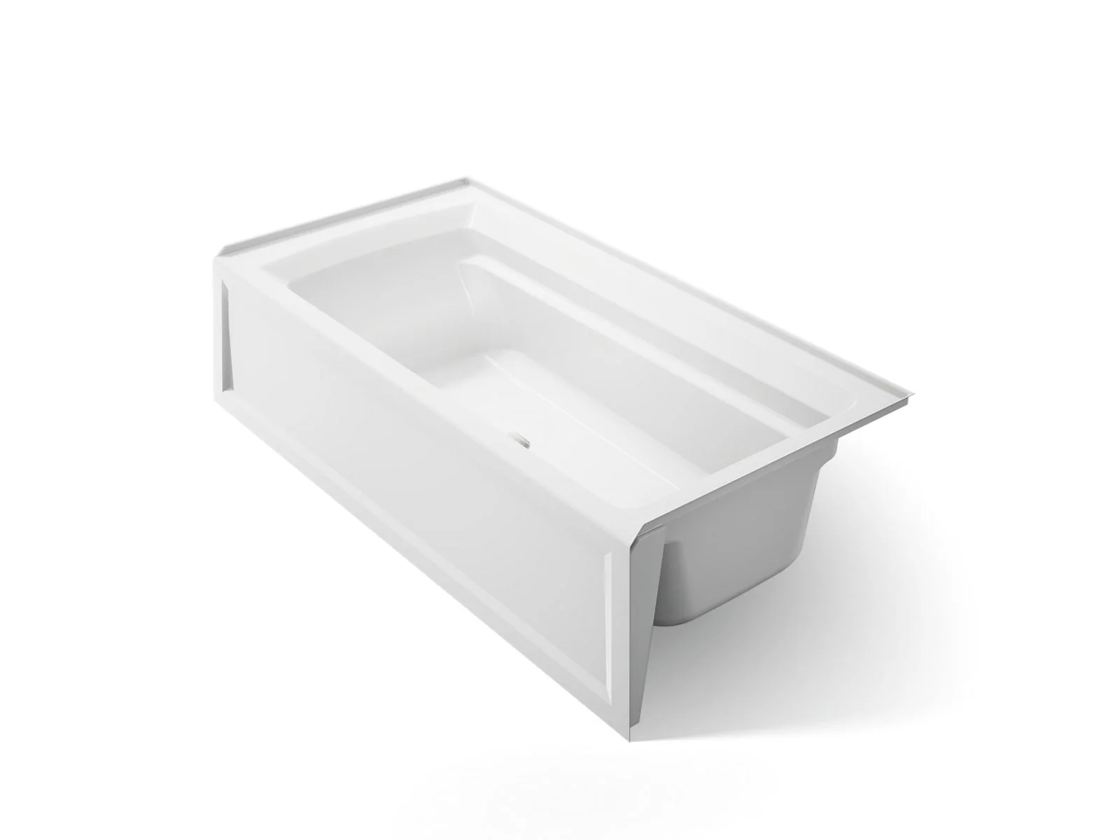 KOHLER K-1125-RAW Archer 72" x 36" alcove bath with Bask heated surface, alcove, right drain - Image 12