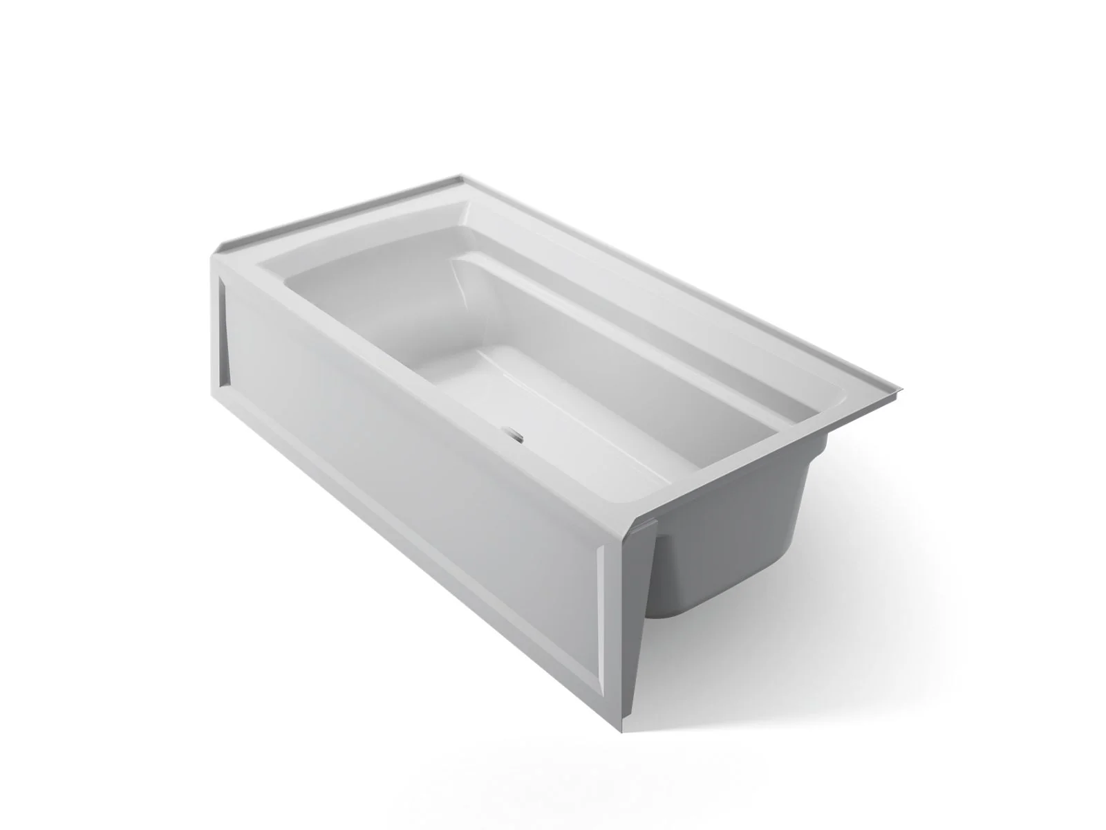 KOHLER K-1125-RAW Archer 72" x 36" alcove bath with Bask heated surface, alcove, right drain - Image 17