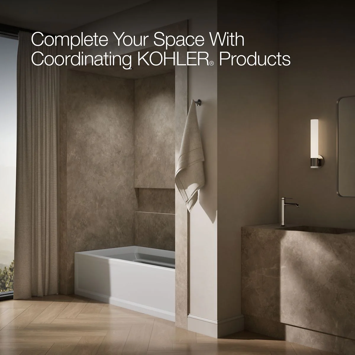 KOHLER K-1125-RAW Archer 72" x 36" alcove bath with Bask heated surface, alcove, right drain - Image 20