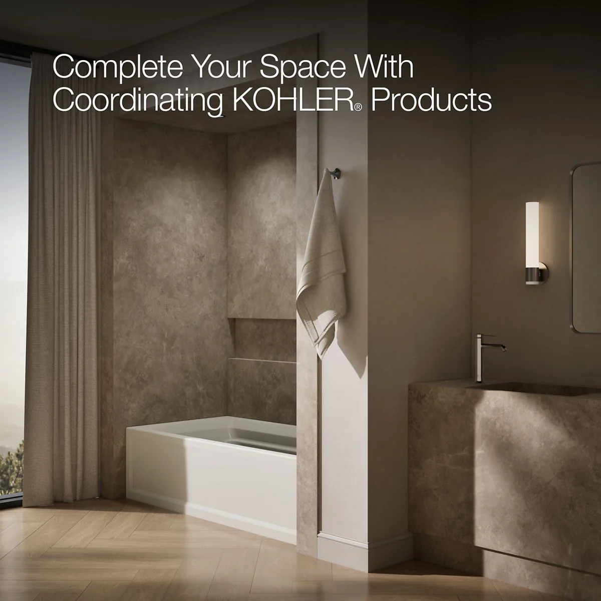 KOHLER K-1125-RAW Archer 72" x 36" alcove bath with Bask heated surface, alcove, right drain - Image 25