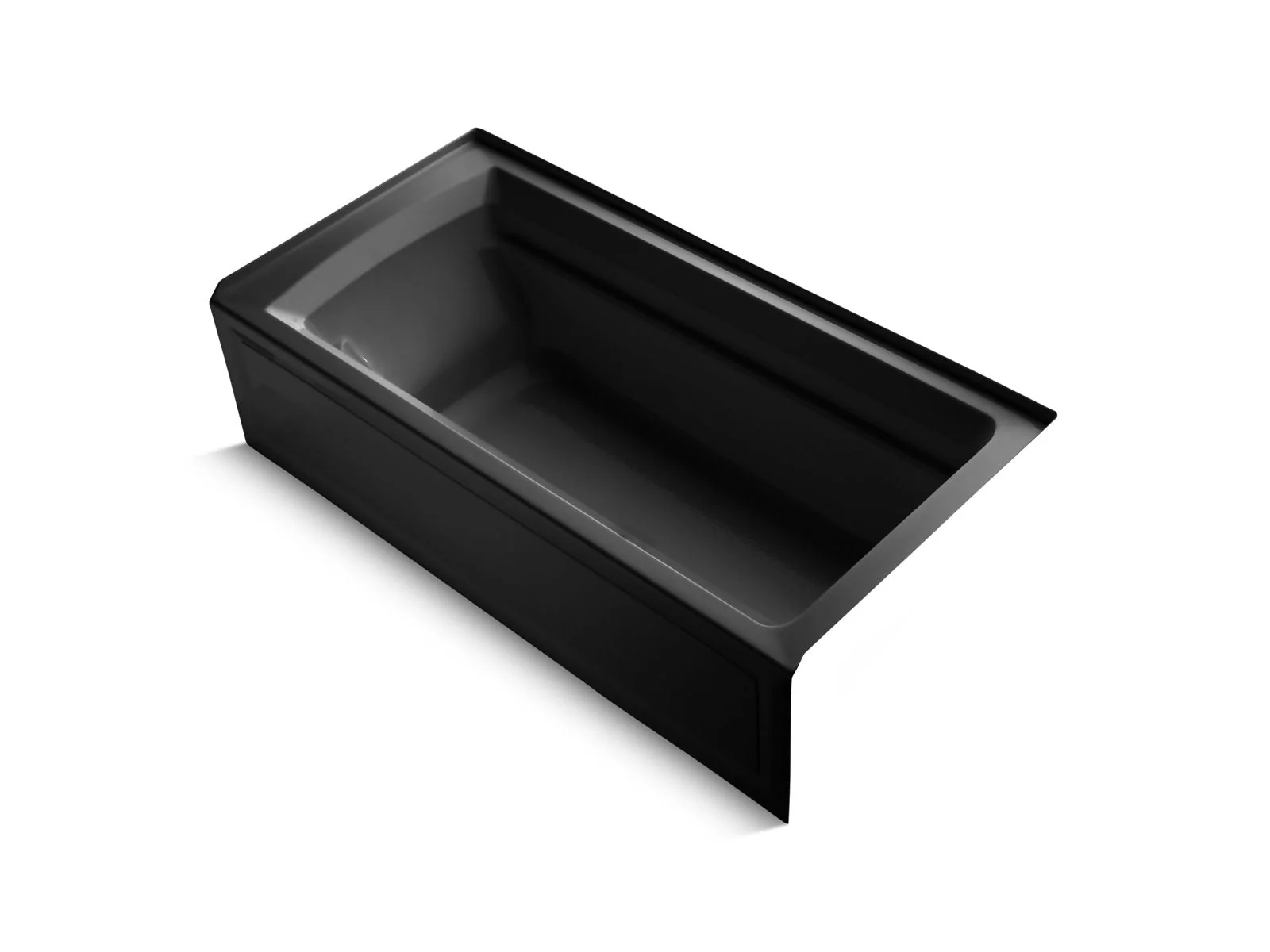 KOHLER K-1125-RAW Archer 72" x 36" alcove bath with Bask heated surface, alcove, right drain - Image 3