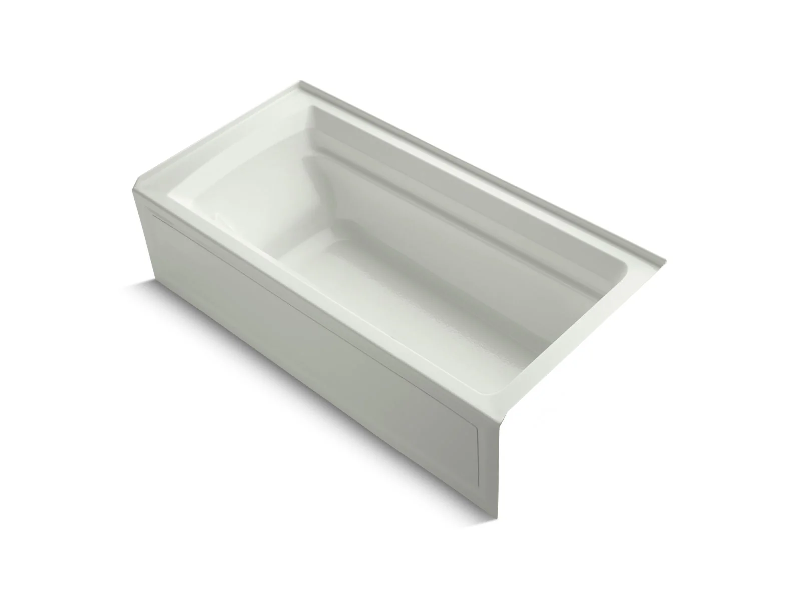 KOHLER K-1125-RAW Archer 72" x 36" alcove bath with Bask heated surface, alcove, right drain - Image 6