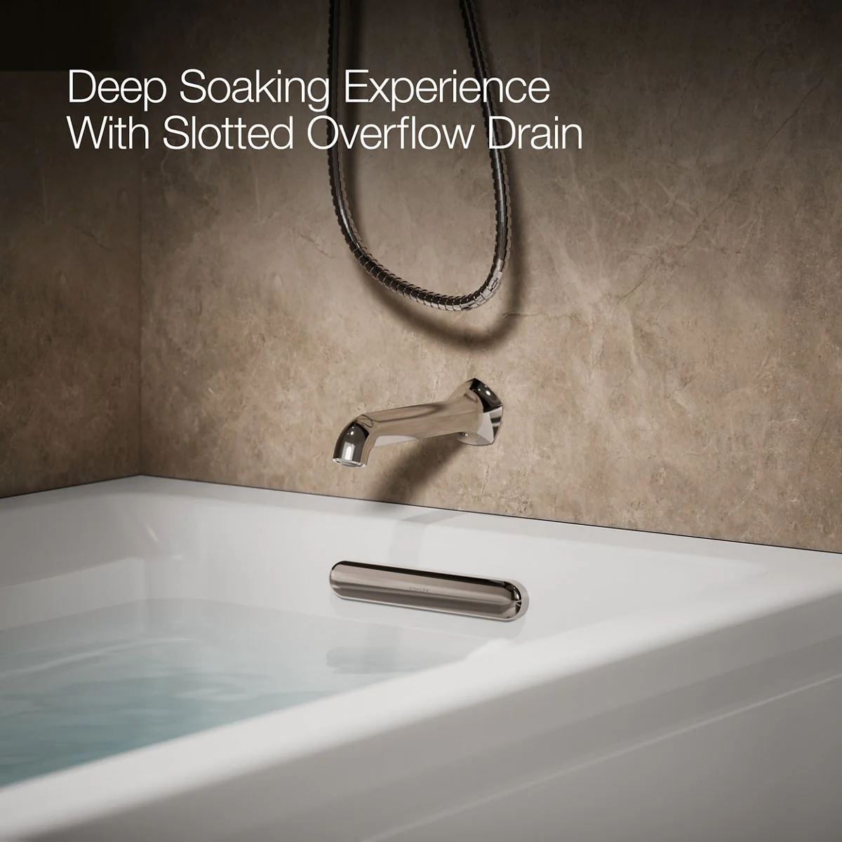 KOHLER K-1124-GHRAW Archer 72" x 36" alcove Heated BubbleMassage air bath with Bask heated surface, right drain - Image 10