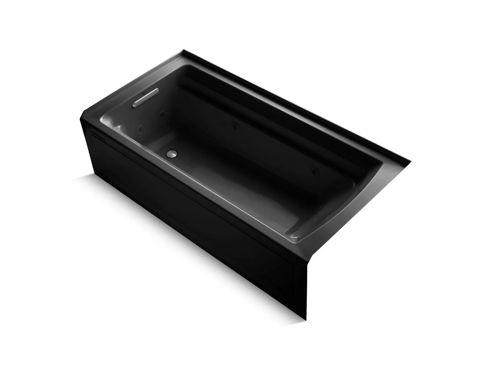 KOHLER K-1124-LA Archer 72" x 36" alcove whirlpool bath with alcove, left drain - Image 3